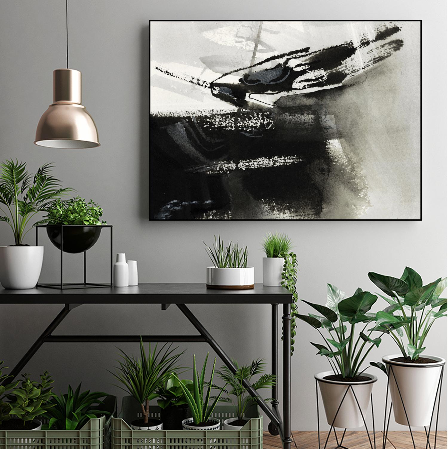 Midnight Abstract IV by Bianka Guna on GIANT ART - white abstract