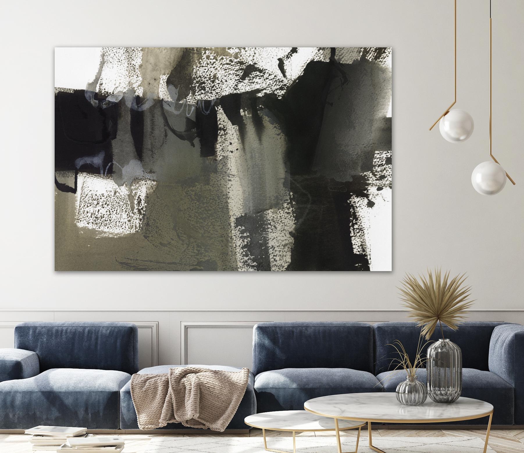 Midnight Abstract VI by Bianka Guna on GIANT ART - black abstract