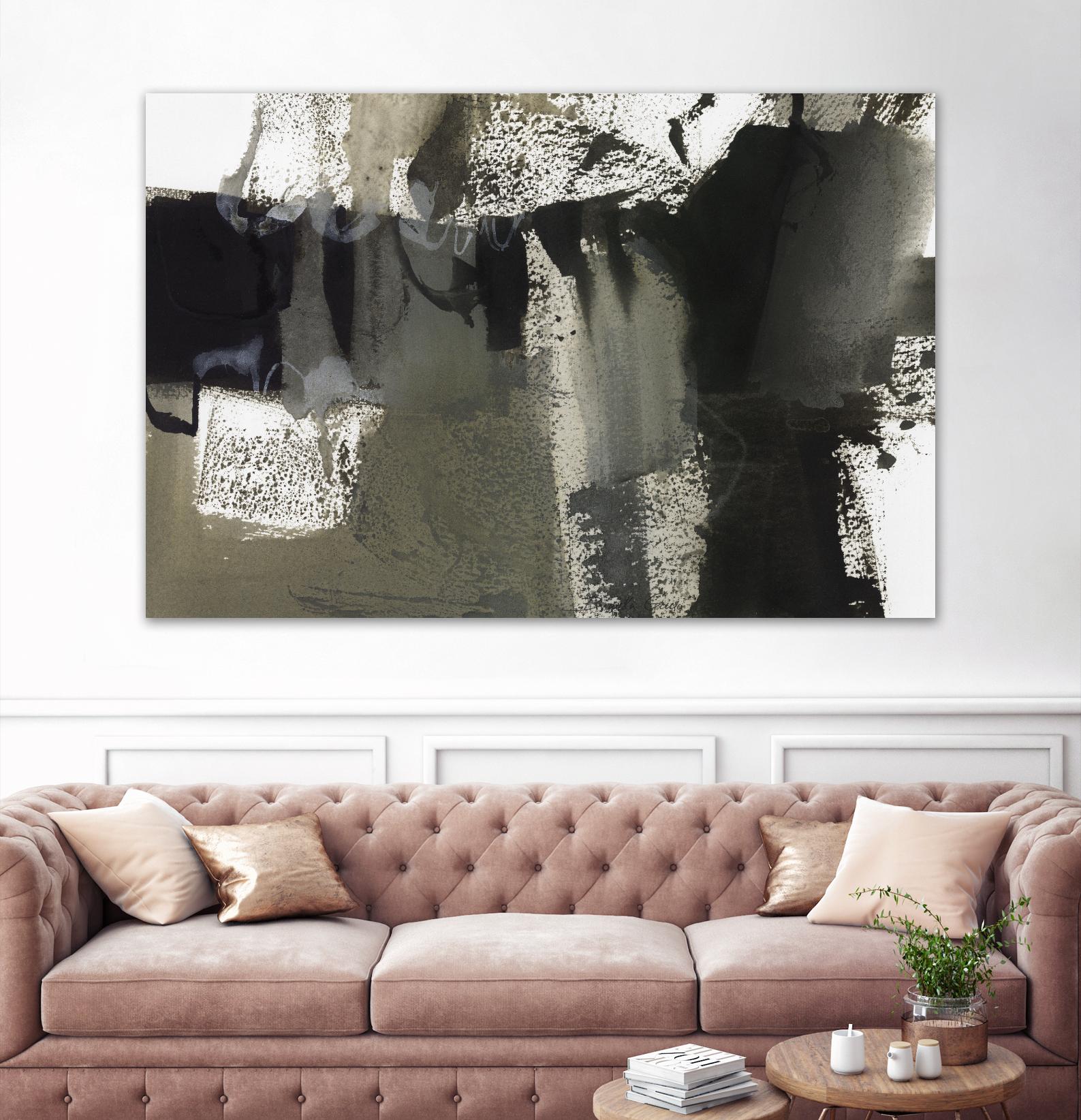 Midnight Abstract VI by Bianka Guna on GIANT ART - black abstract