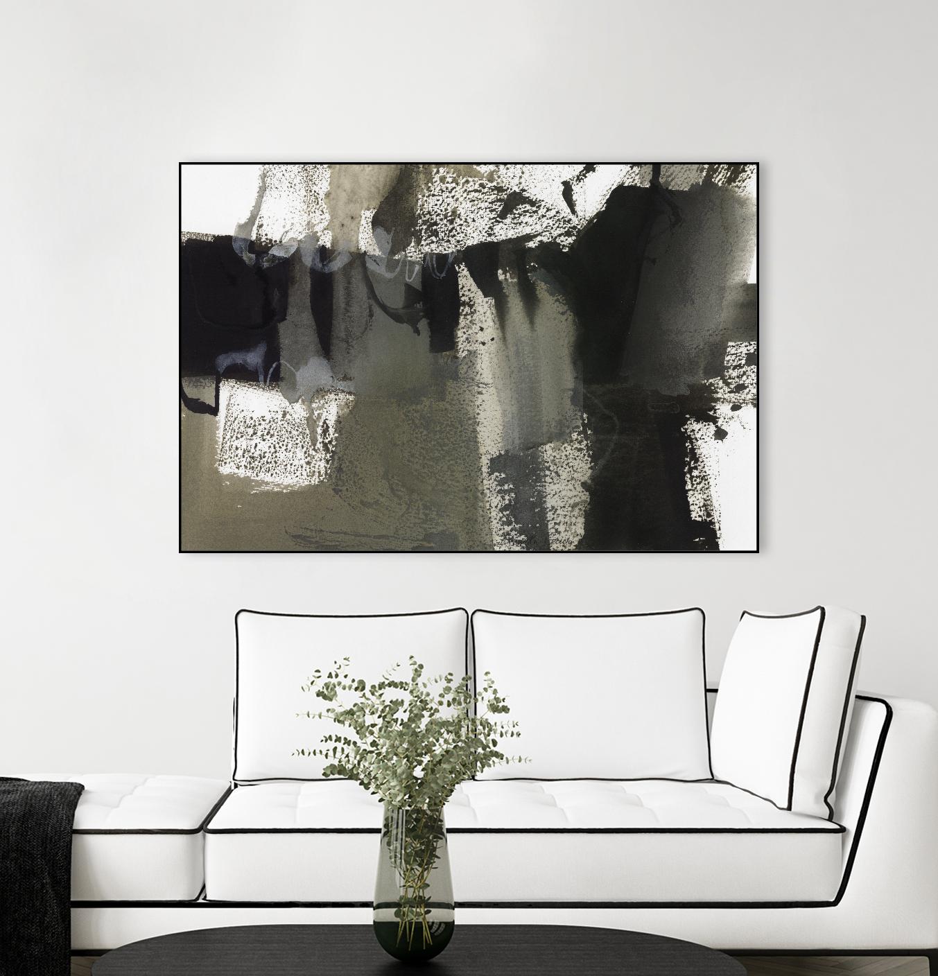 Midnight Abstract VI by Bianka Guna on GIANT ART - black abstract