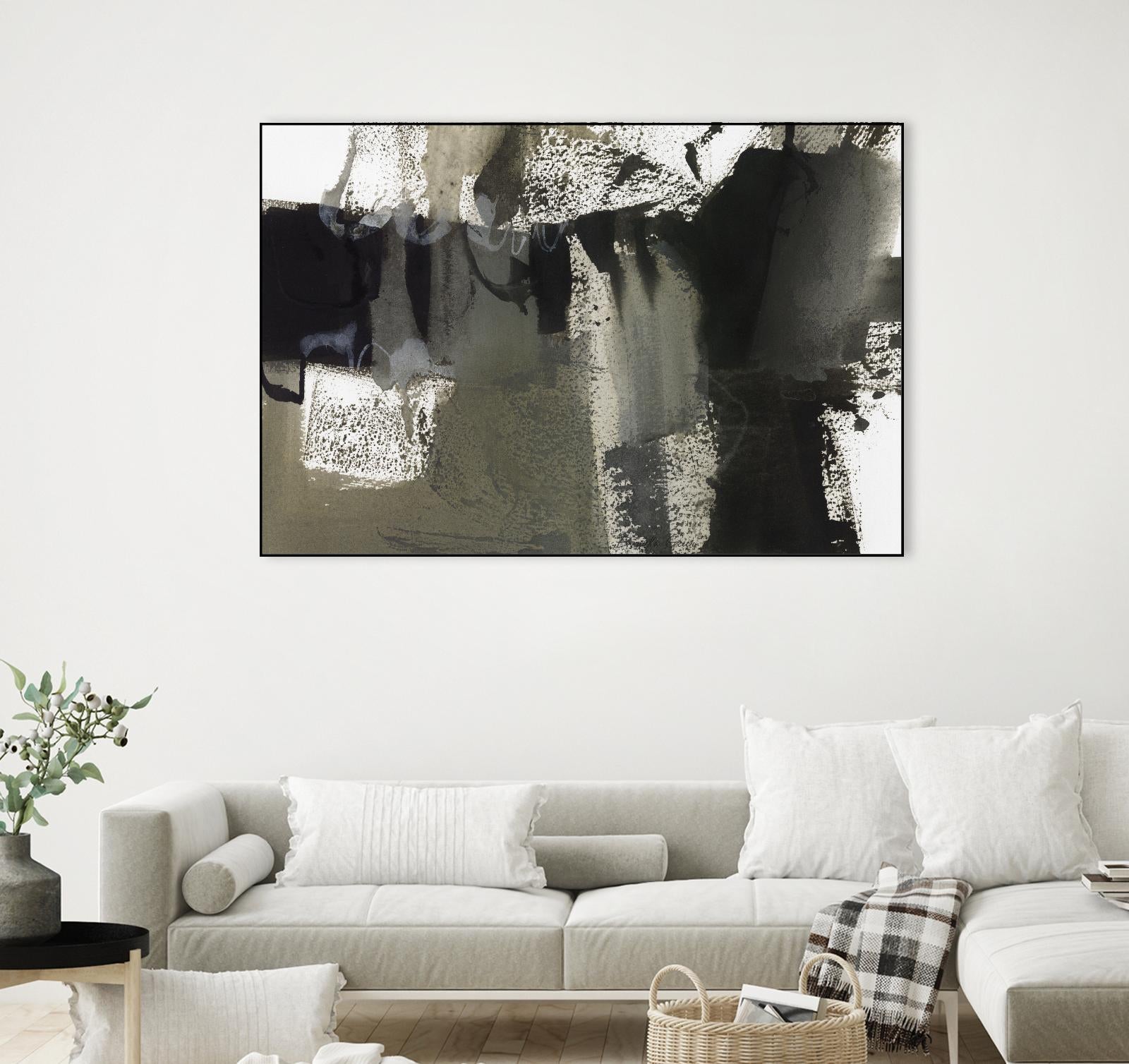 Midnight Abstract VI by Bianka Guna on GIANT ART - black abstract