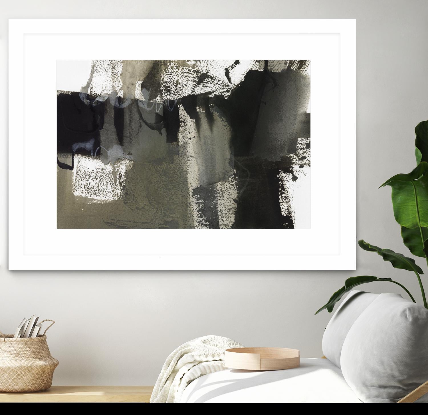 Midnight Abstract VI by Bianka Guna on GIANT ART - black abstract