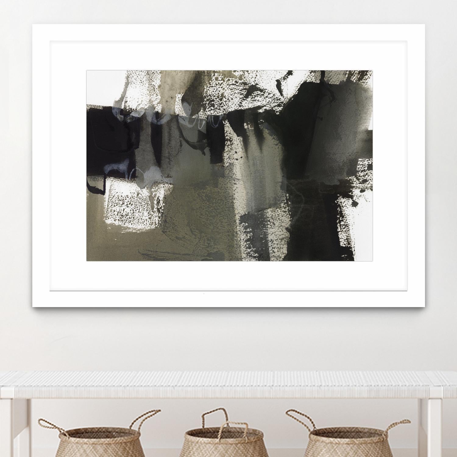 Midnight Abstract VI by Bianka Guna on GIANT ART - black abstract