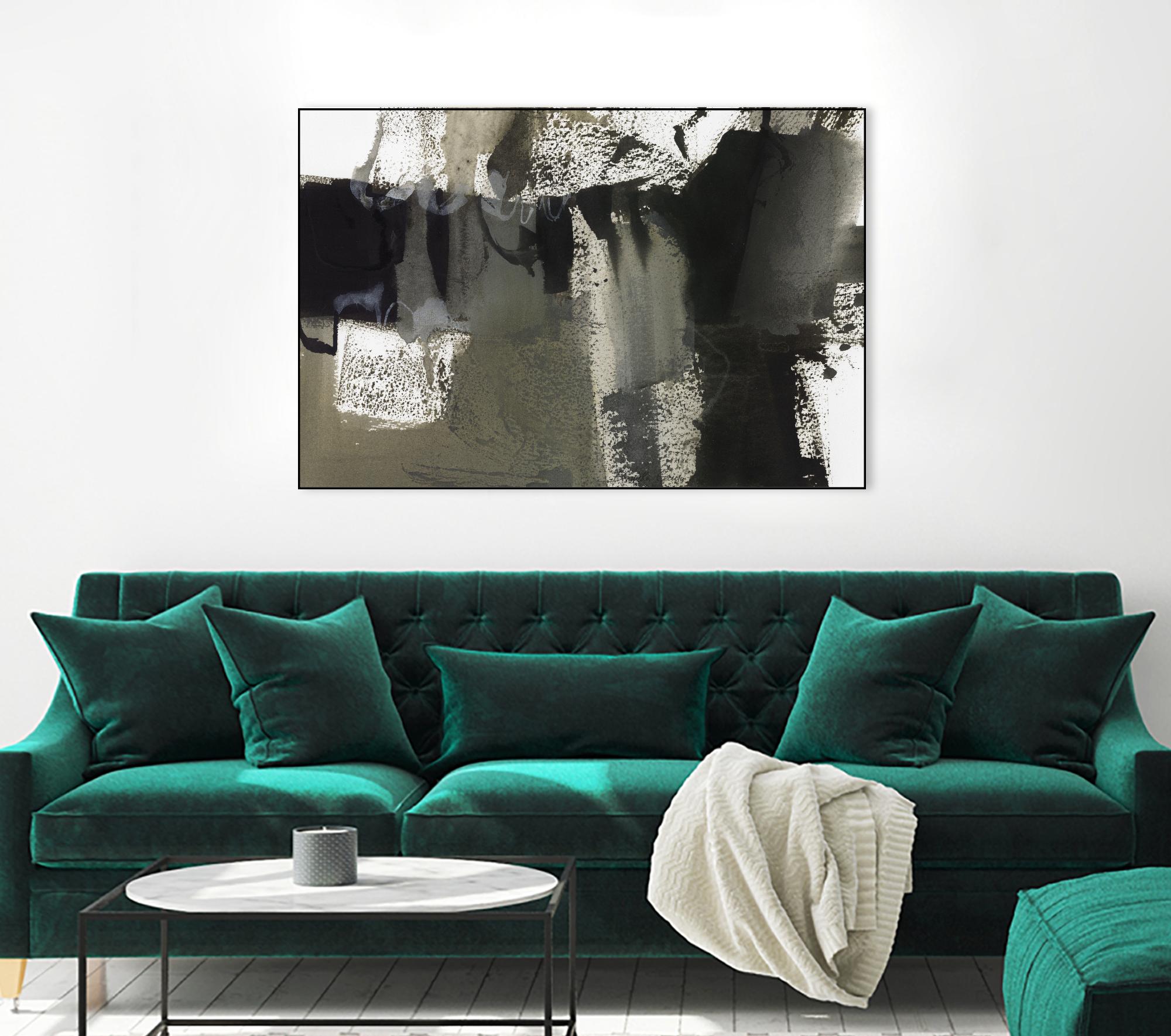 Midnight Abstract VI by Bianka Guna on GIANT ART - black abstract