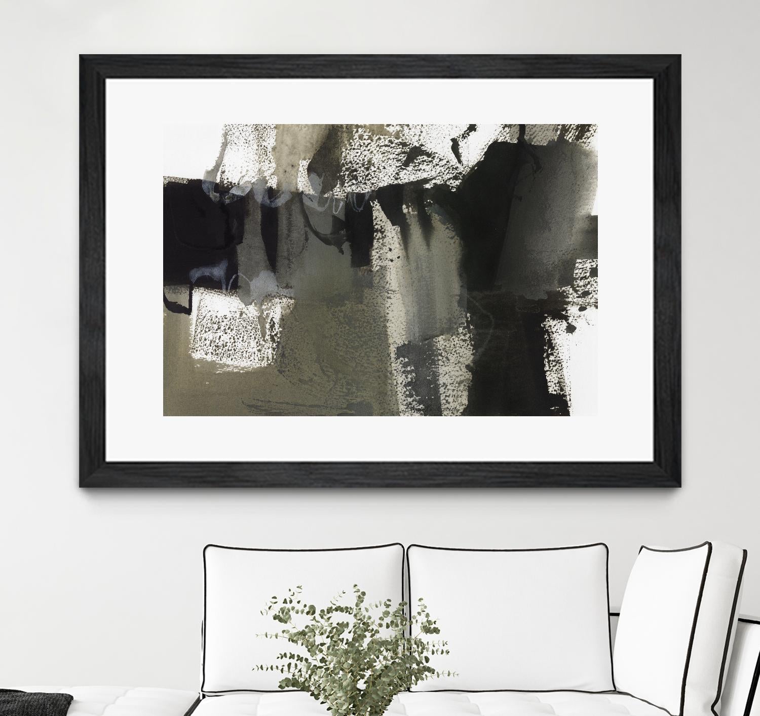 Midnight Abstract VI by Bianka Guna on GIANT ART - black abstract