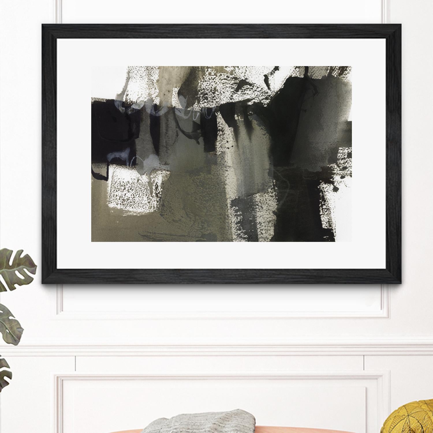Midnight Abstract VI by Bianka Guna on GIANT ART - black abstract