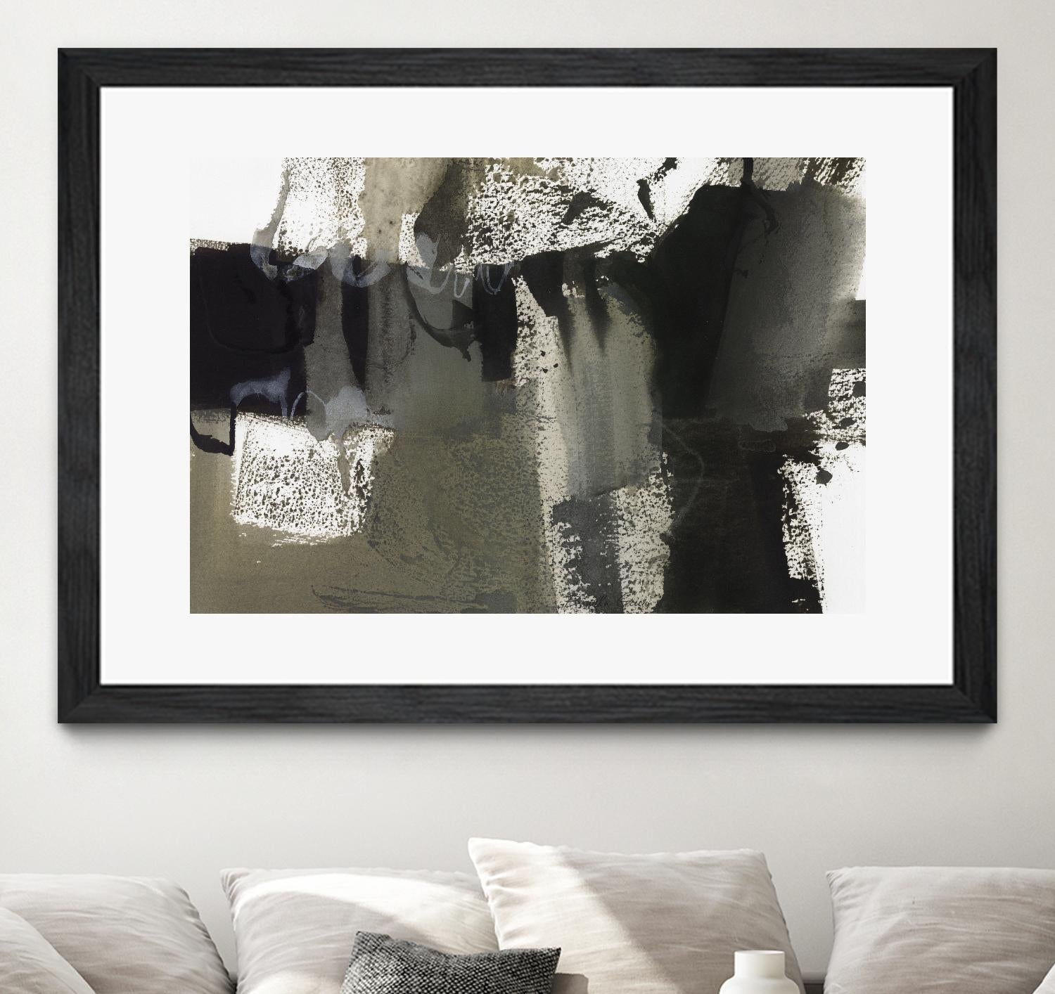 Midnight Abstract VI by Bianka Guna on GIANT ART - black abstract
