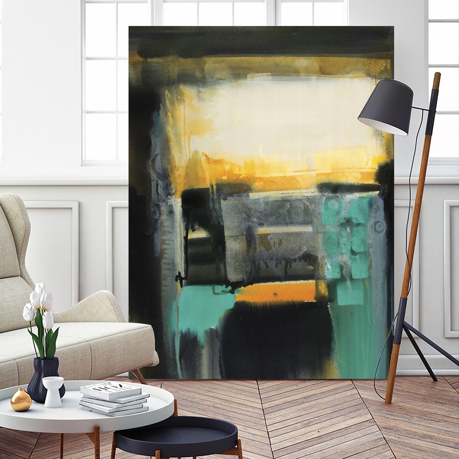 Evolving Limitations by Bianka Guna on GIANT ART - yellow abstract