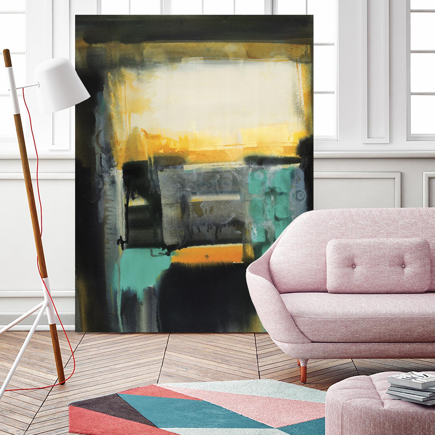 Evolving Limitations by Bianka Guna on GIANT ART - yellow abstract