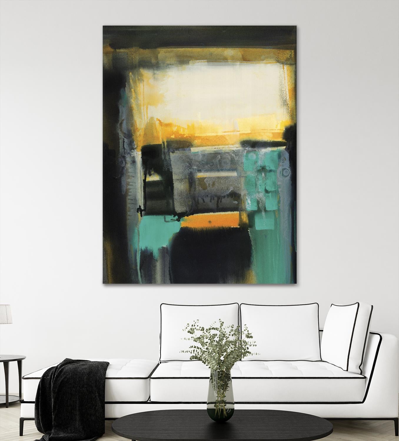 Evolving Limitations by Bianka Guna on GIANT ART - yellow abstract