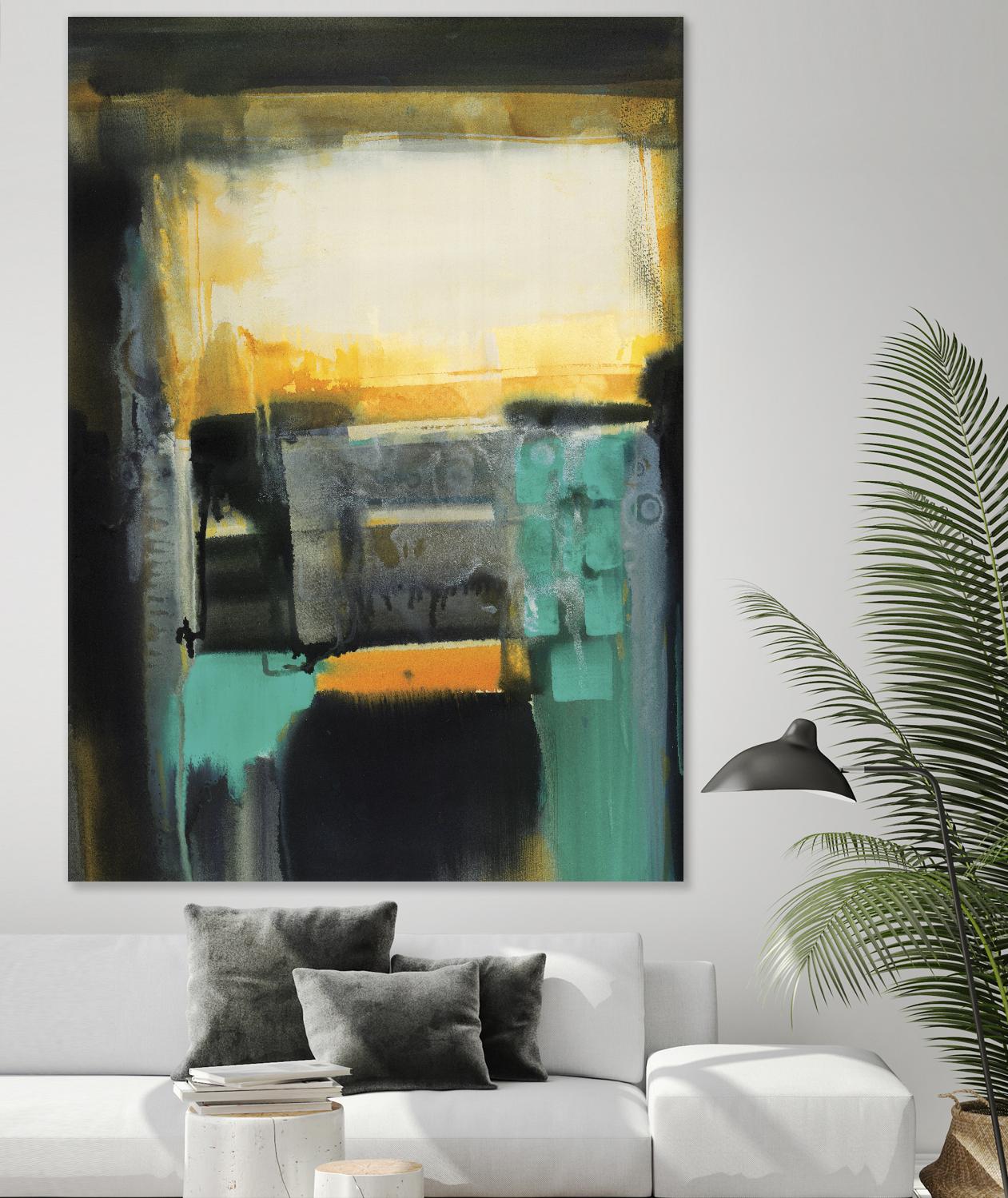 Evolving Limitations by Bianka Guna on GIANT ART - yellow abstract