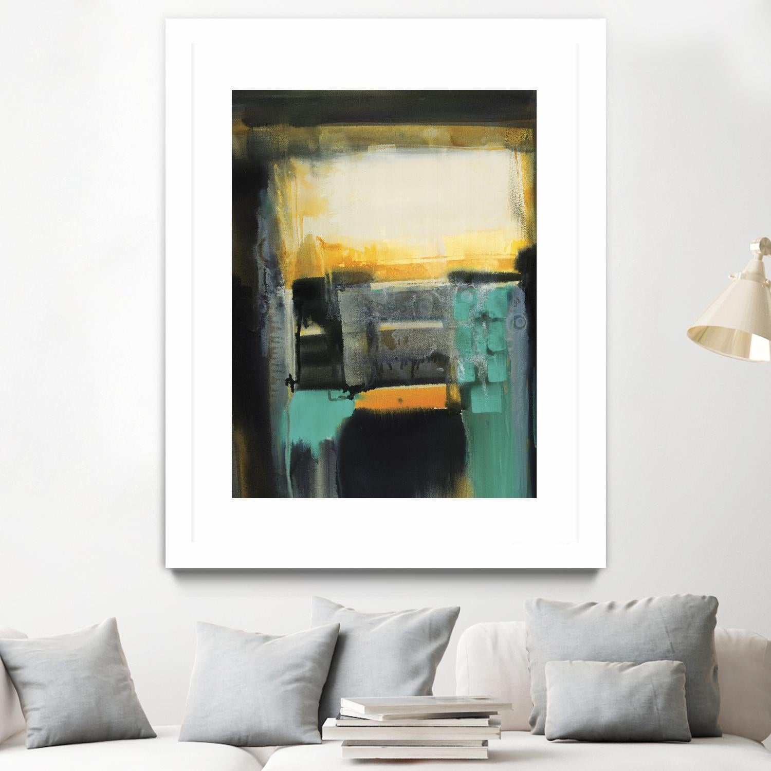 Evolving Limitations by Bianka Guna on GIANT ART - yellow abstract