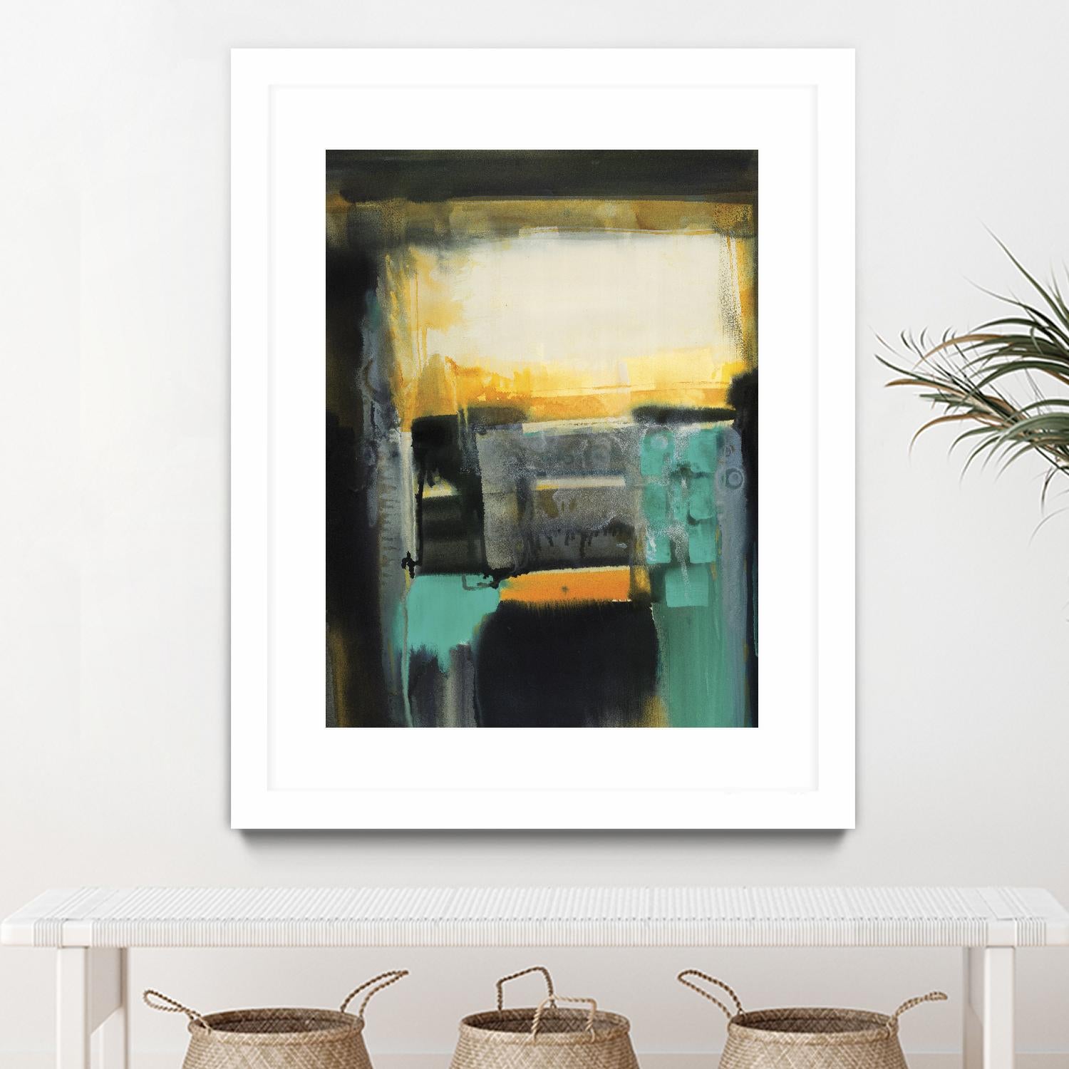 Evolving Limitations by Bianka Guna on GIANT ART - yellow abstract