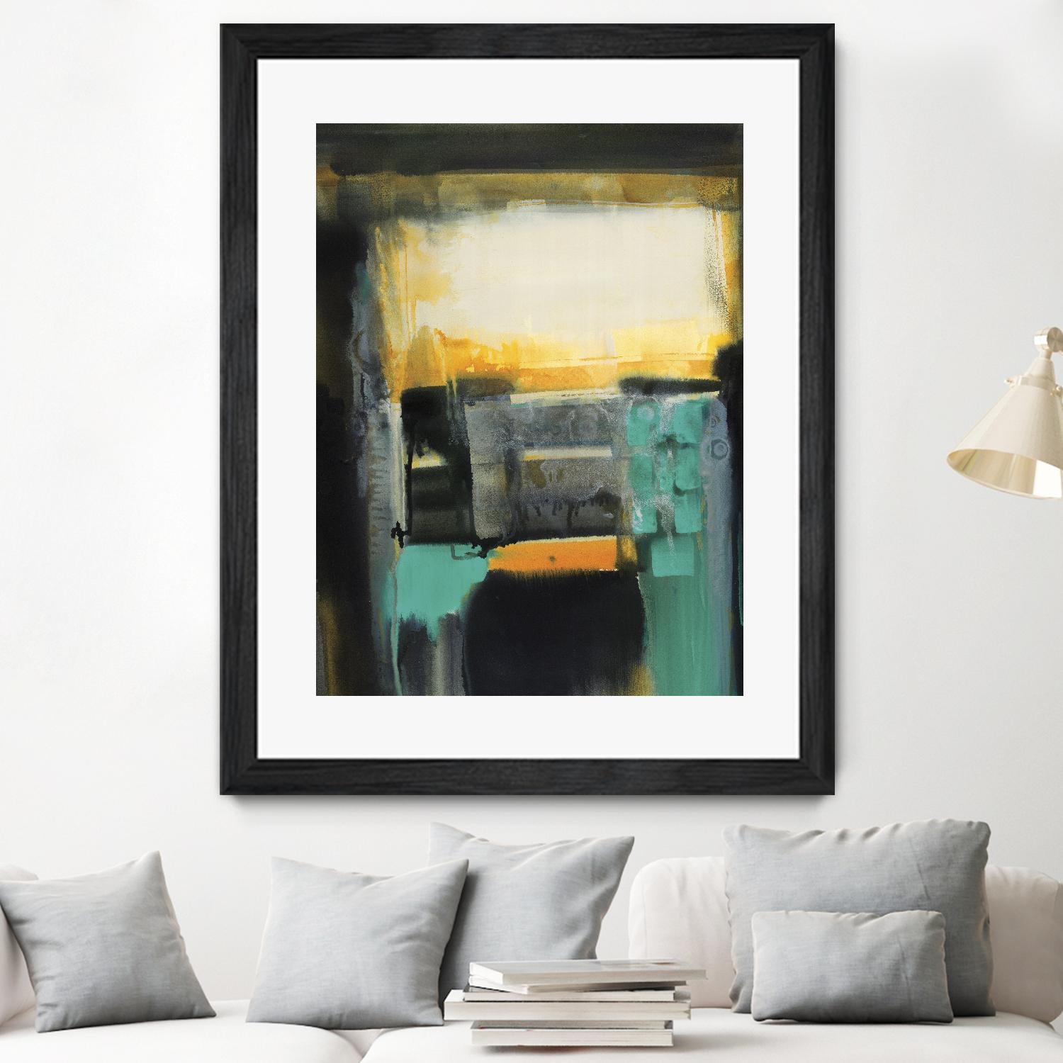 Evolving Limitations by Bianka Guna on GIANT ART - yellow abstract