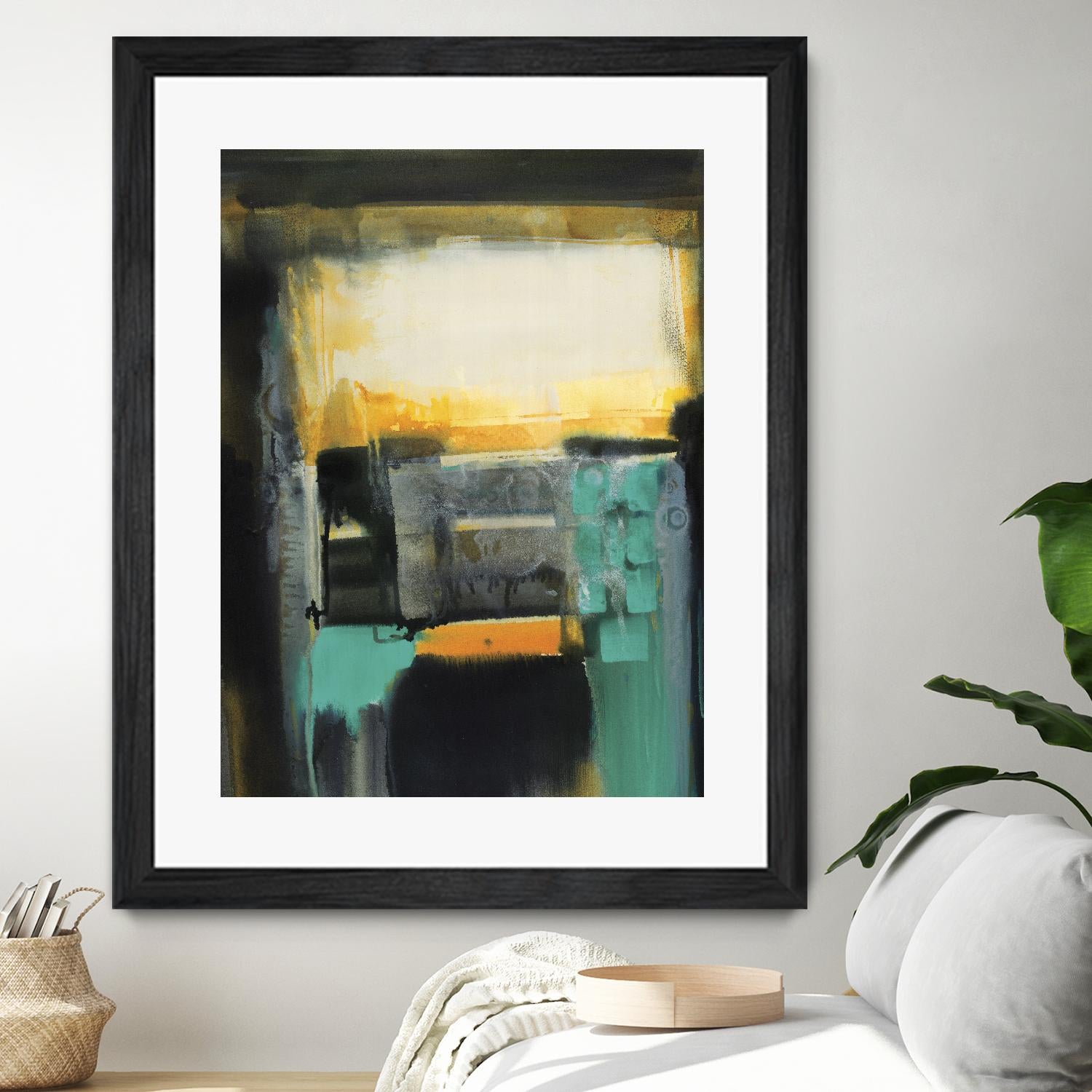 Evolving Limitations by Bianka Guna on GIANT ART - yellow abstract