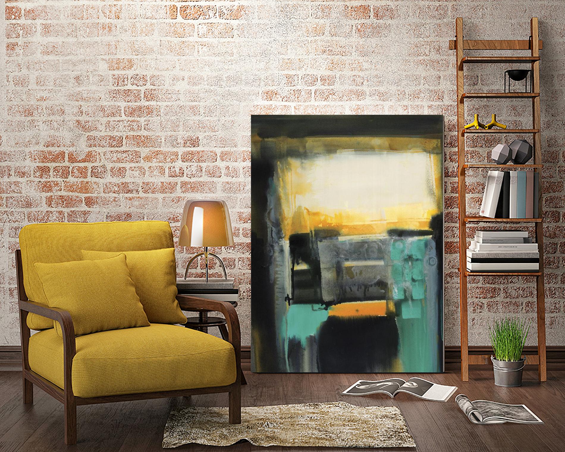 Evolving Limitations by Bianka Guna on GIANT ART - yellow abstract