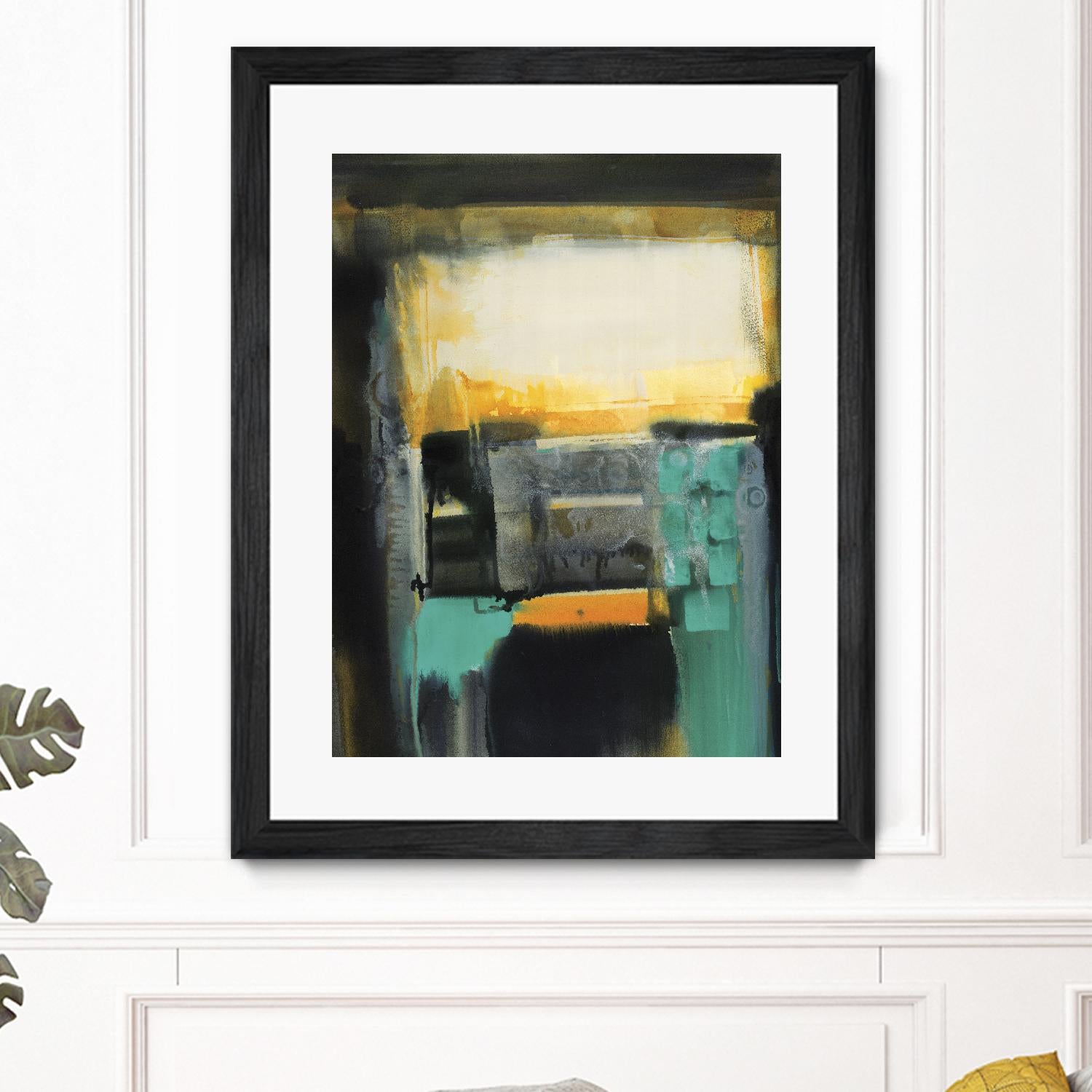 Evolving Limitations by Bianka Guna on GIANT ART - yellow abstract