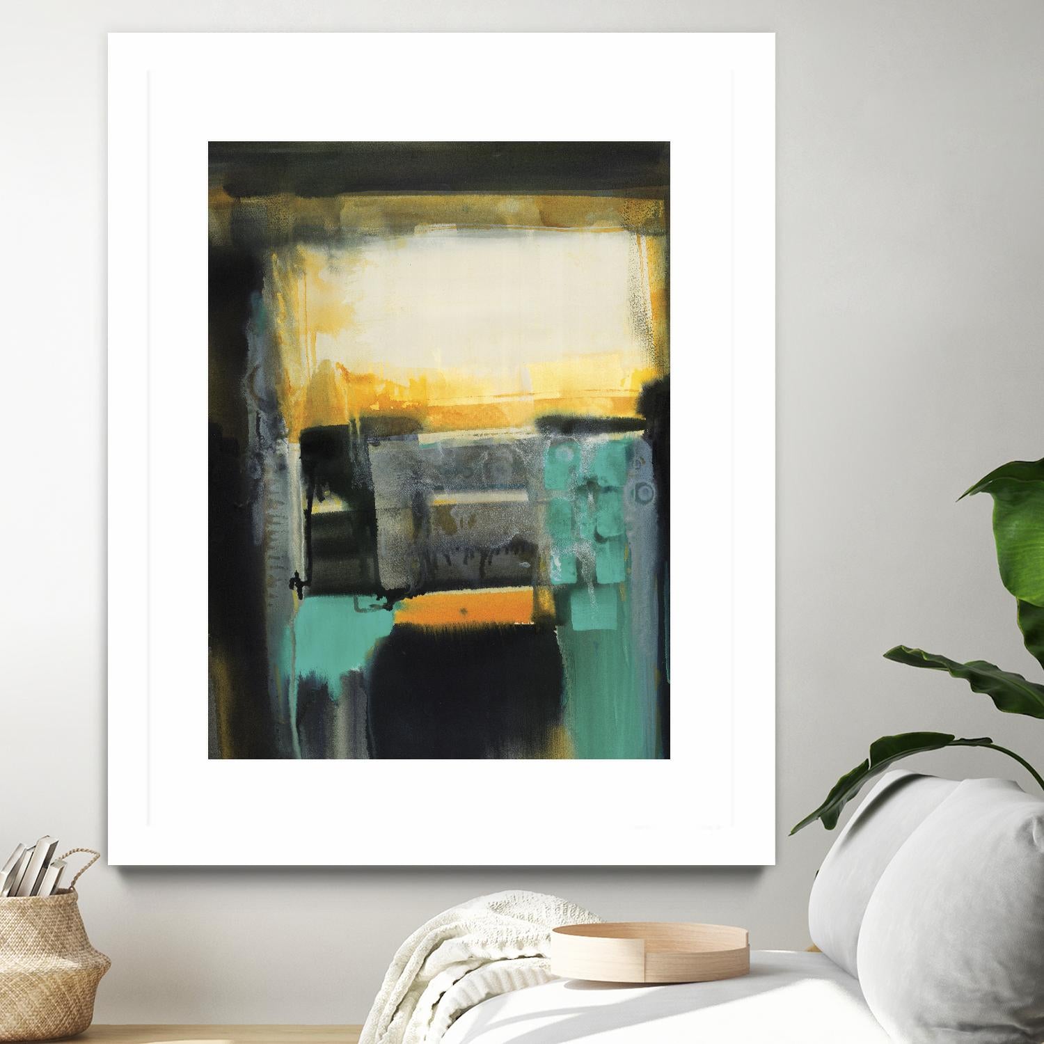 Evolving Limitations by Bianka Guna on GIANT ART - yellow abstract