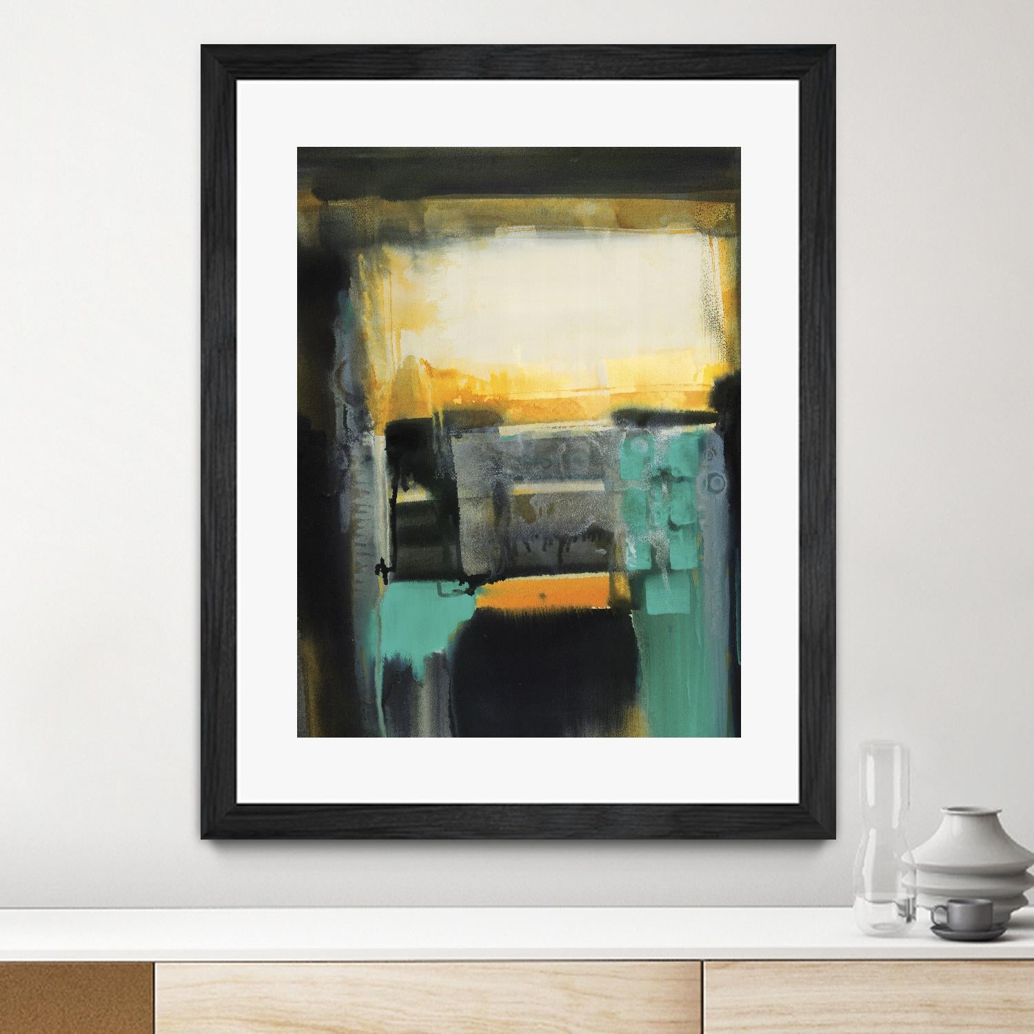 Evolving Limitations by Bianka Guna on GIANT ART - yellow abstract