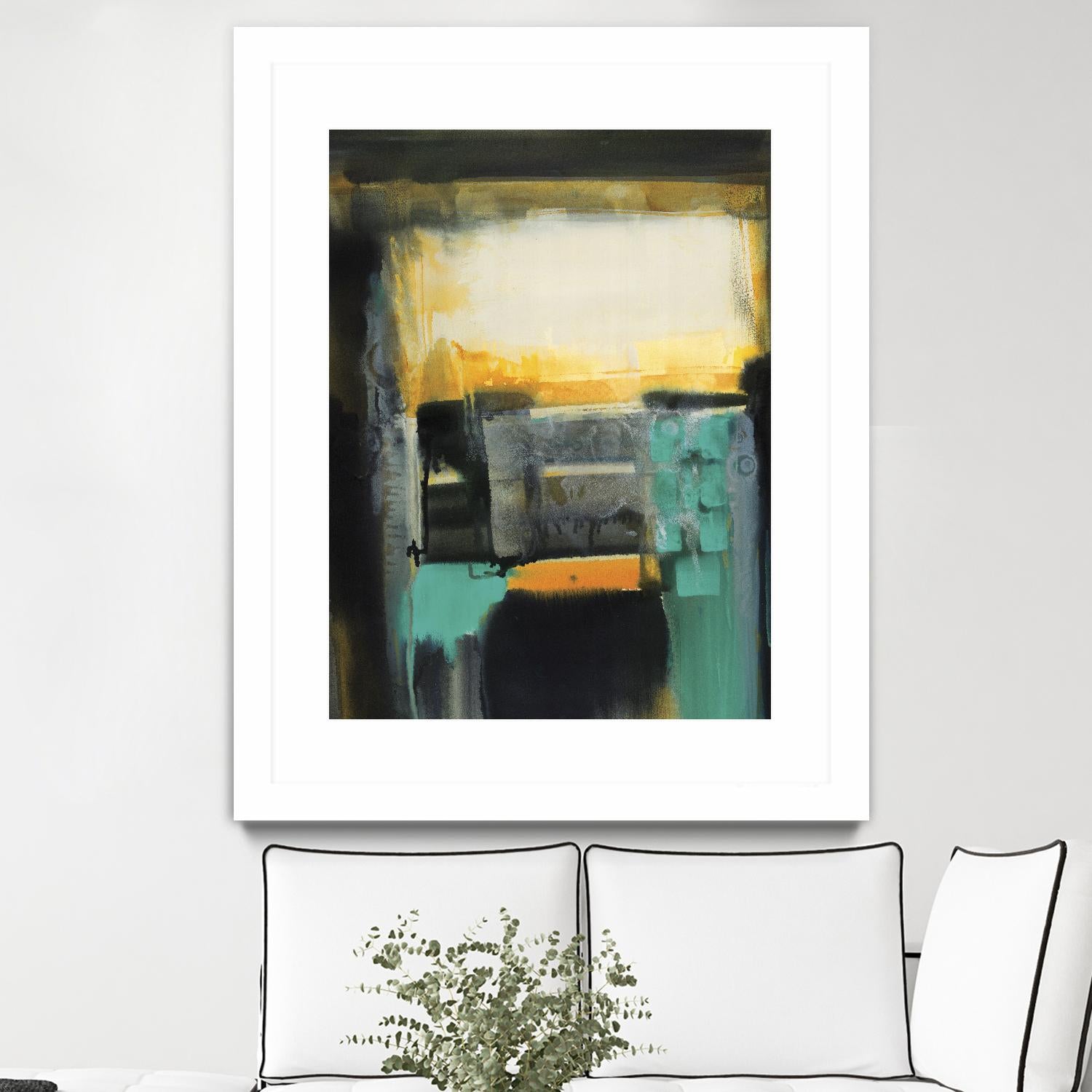 Evolving Limitations by Bianka Guna on GIANT ART - yellow abstract