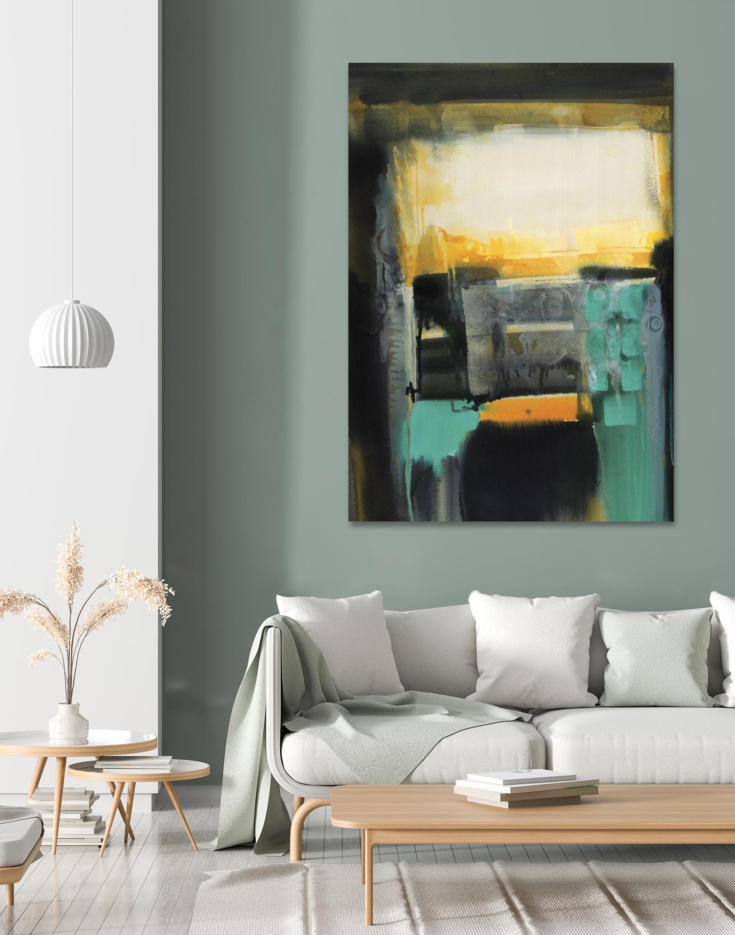 Evolving Limitations by Bianka Guna on GIANT ART - yellow abstract