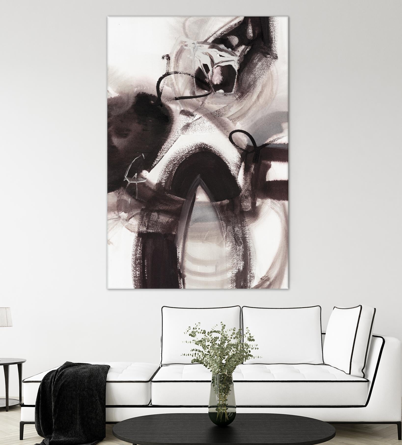 Ink Arch by Bianka Guna on GIANT ART - black abstract