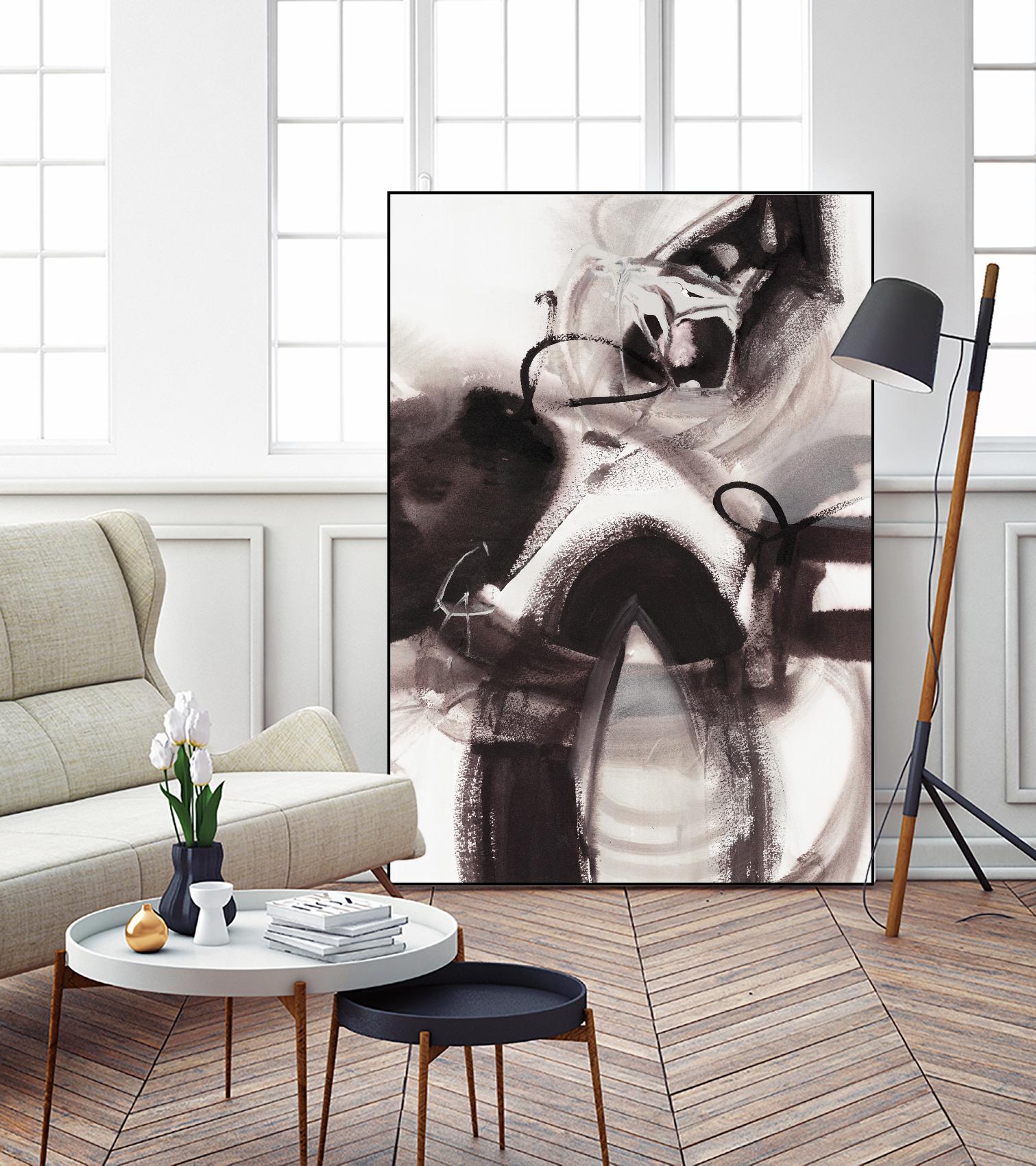 Ink Arch by Bianka Guna on GIANT ART - black abstract