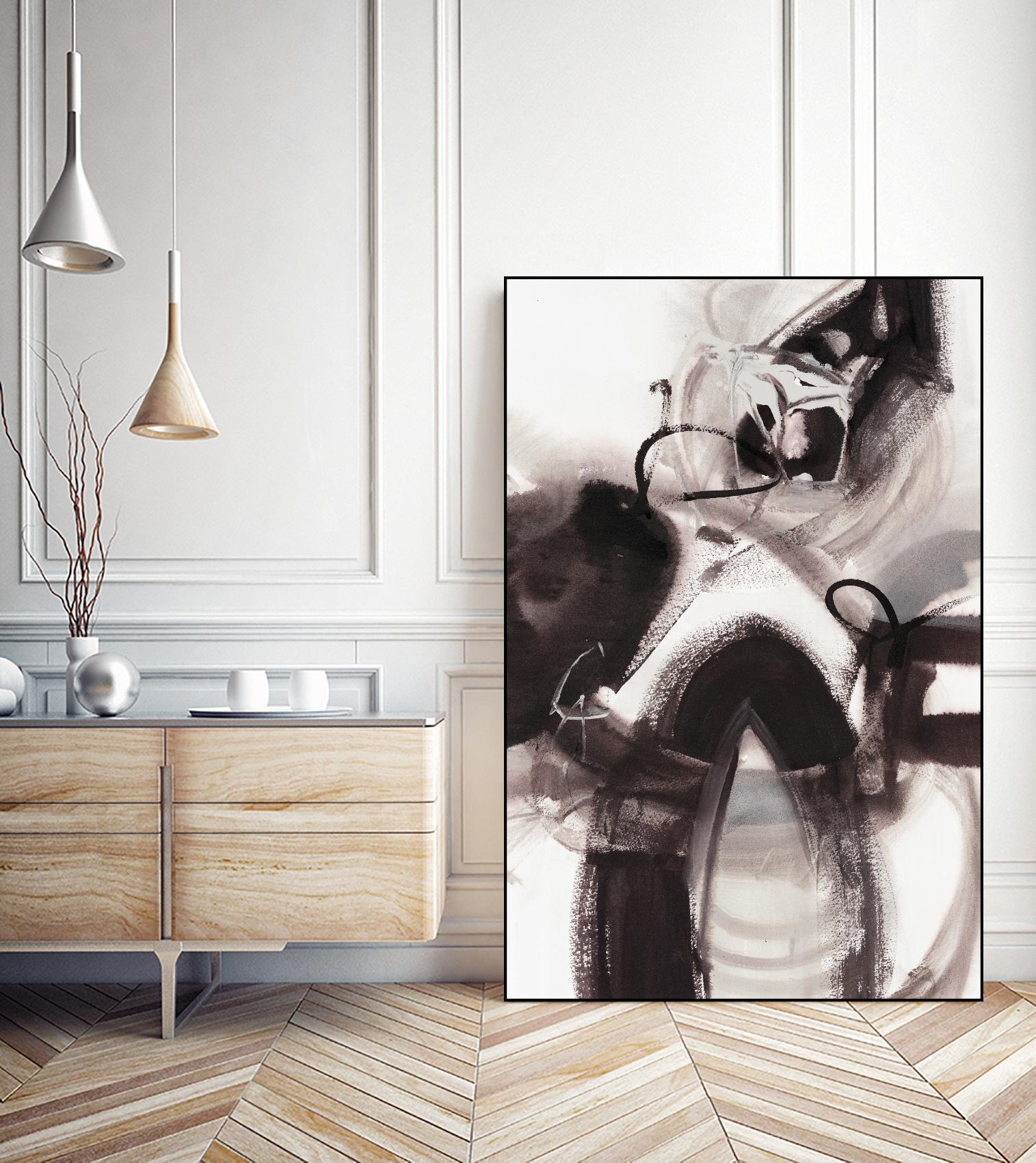 Ink Arch by Bianka Guna on GIANT ART - black abstract