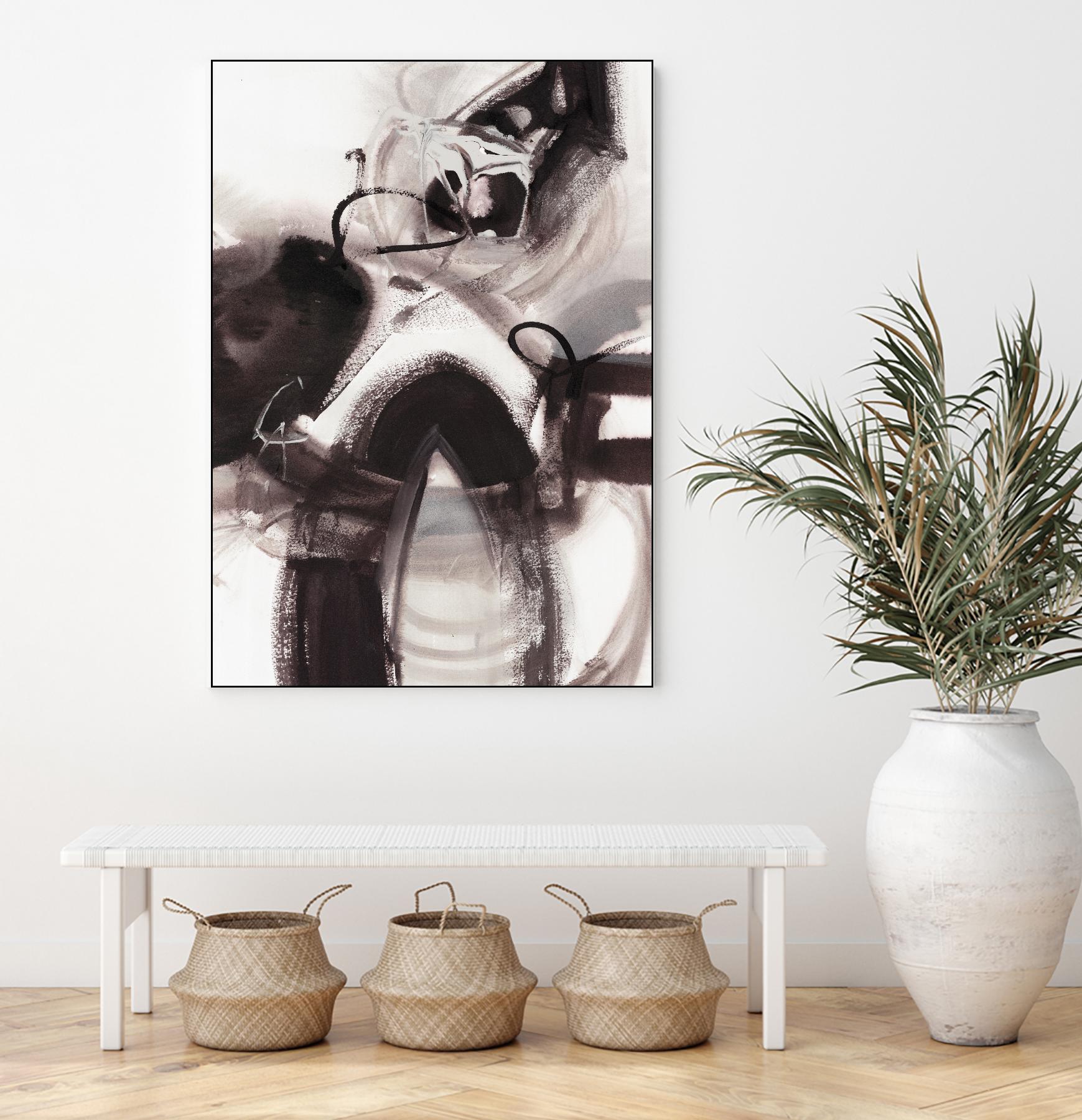 Ink Arch by Bianka Guna on GIANT ART - black abstract