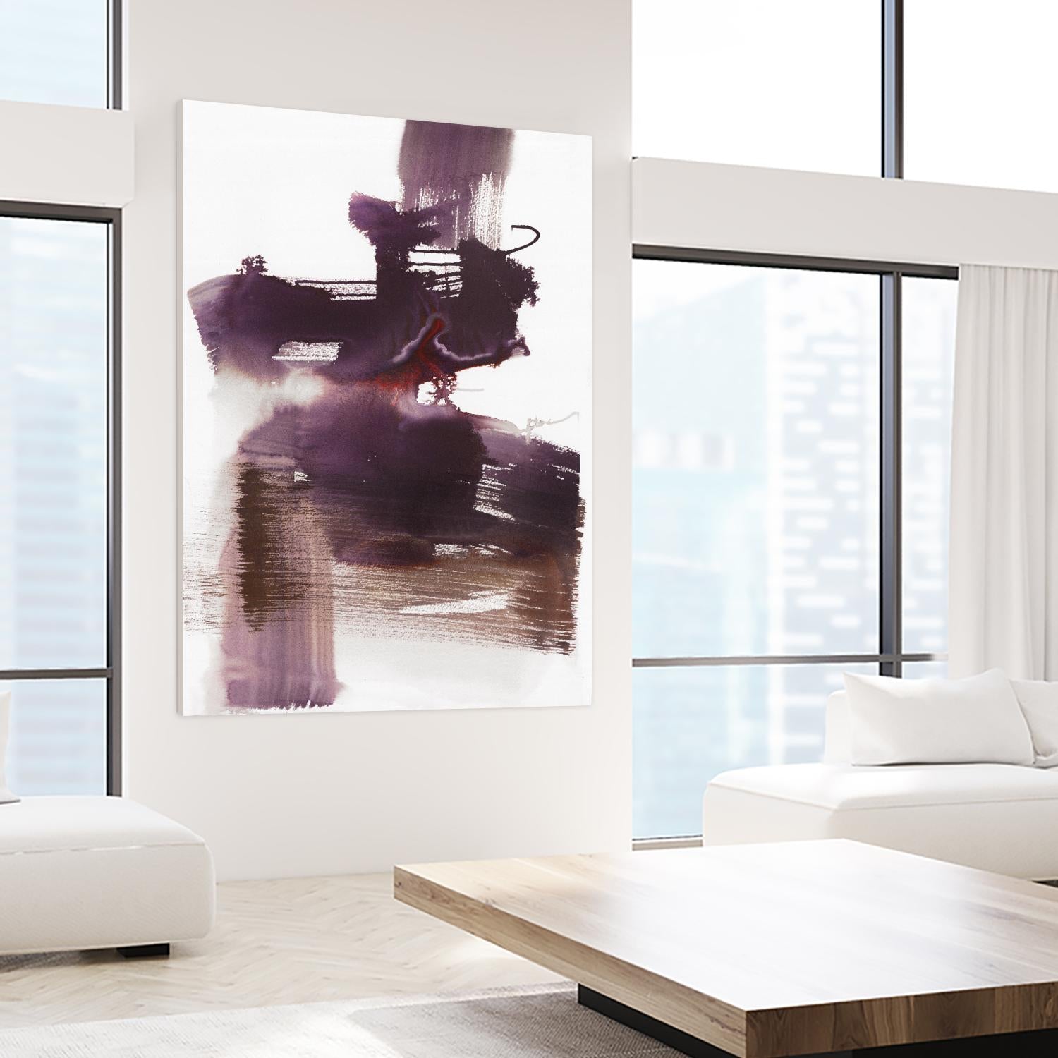 Oscillate by Bianka Guna on GIANT ART - red abstract