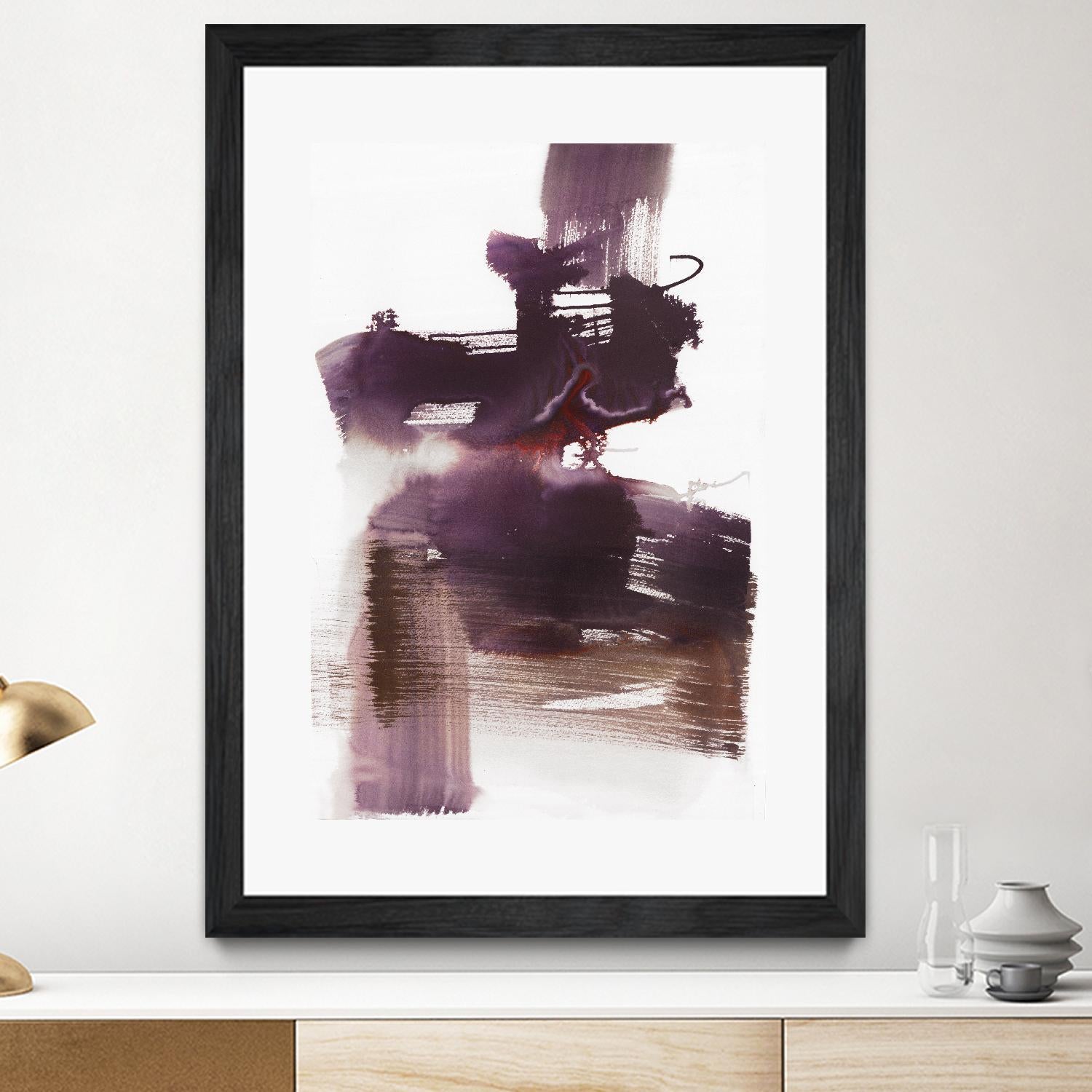 Oscillate by Bianka Guna on GIANT ART - red abstract