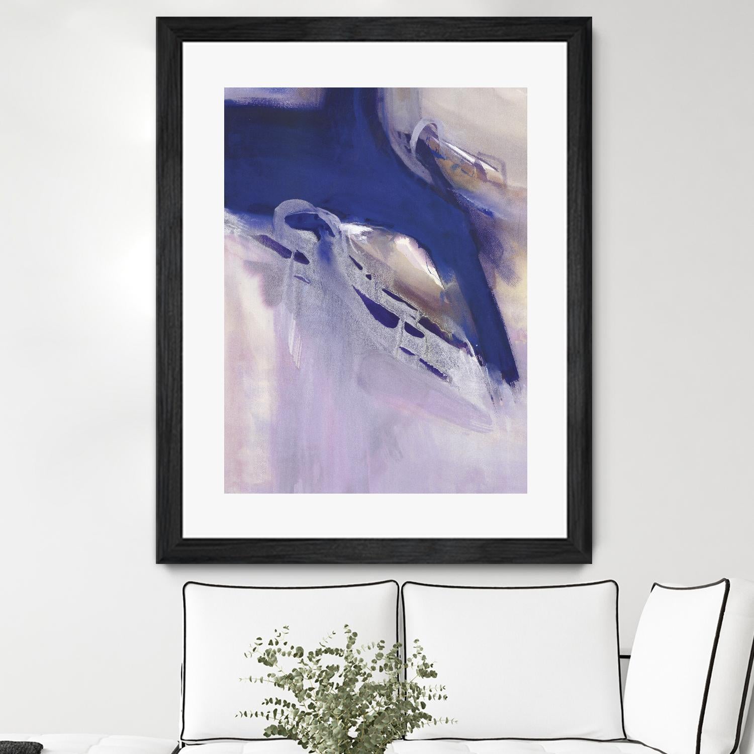 Skylight Star by Bianka Guna on GIANT ART - blue abstract