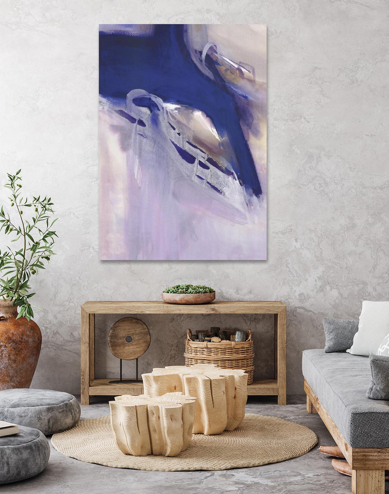 Skylight Star by Bianka Guna on GIANT ART - blue abstract