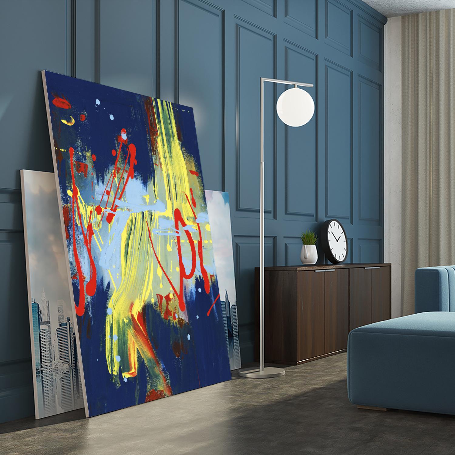 Respite I by Bianka Guna on GIANT ART - red abstract