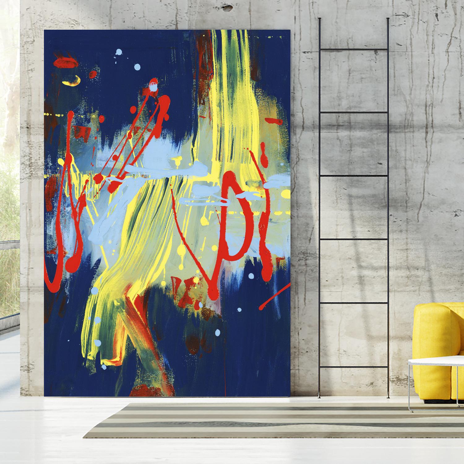 Respite I by Bianka Guna on GIANT ART - red abstract