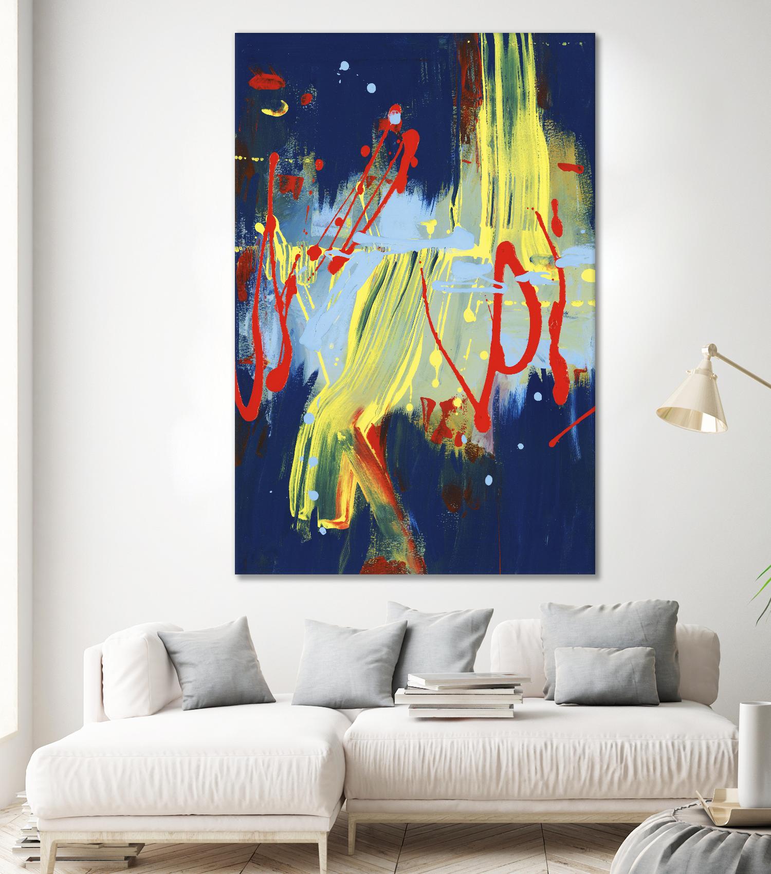 Respite I by Bianka Guna on GIANT ART - red abstract