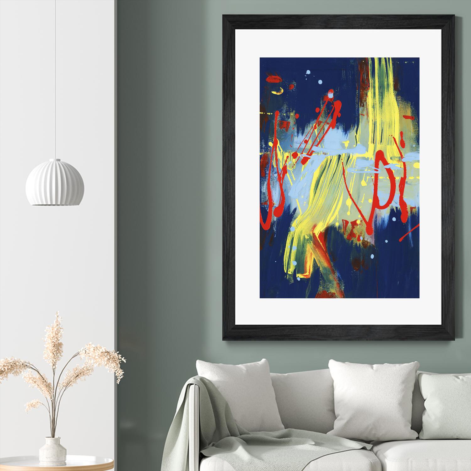 Respite I by Bianka Guna on GIANT ART - red abstract