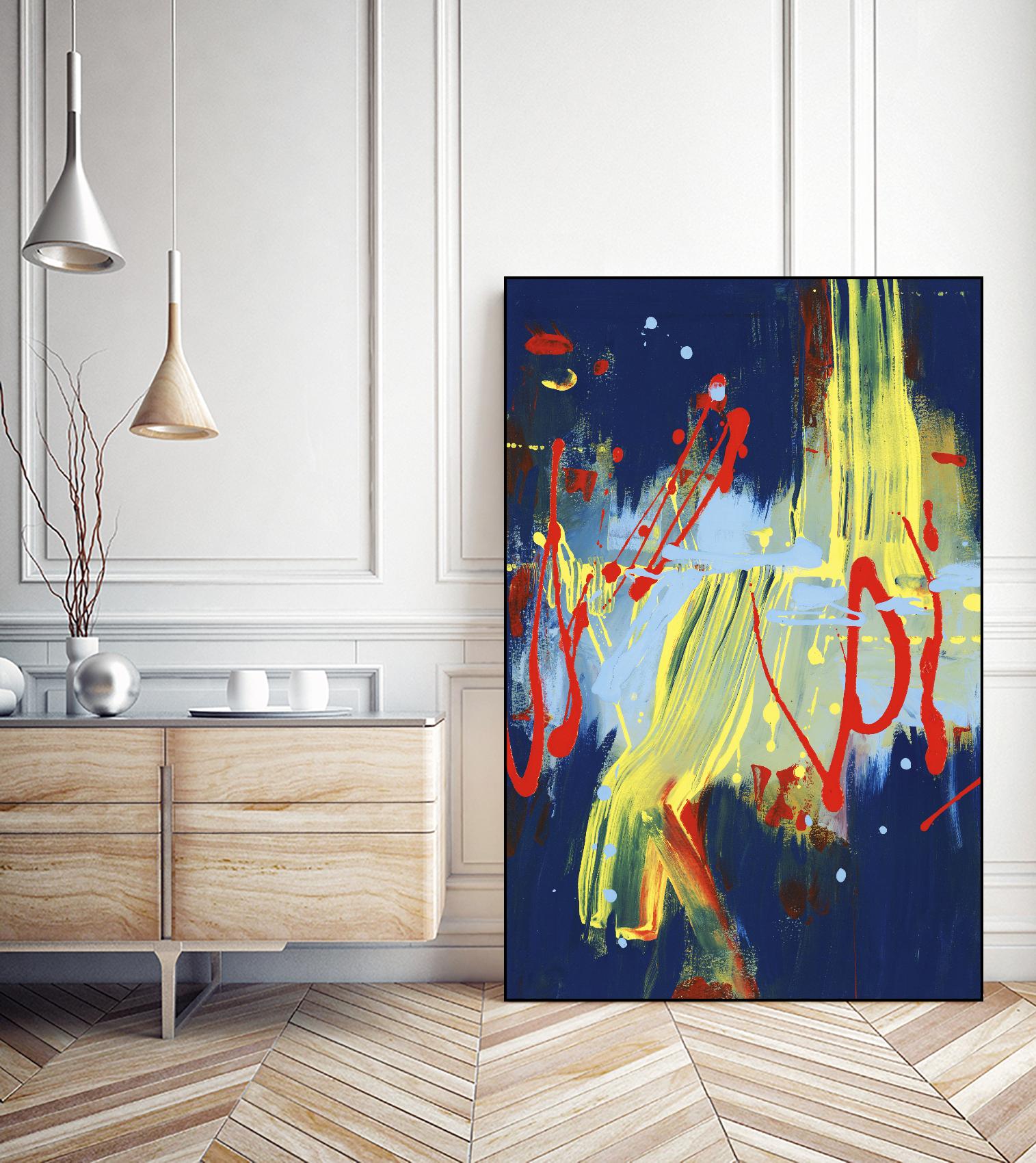 Respite I by Bianka Guna on GIANT ART - red abstract