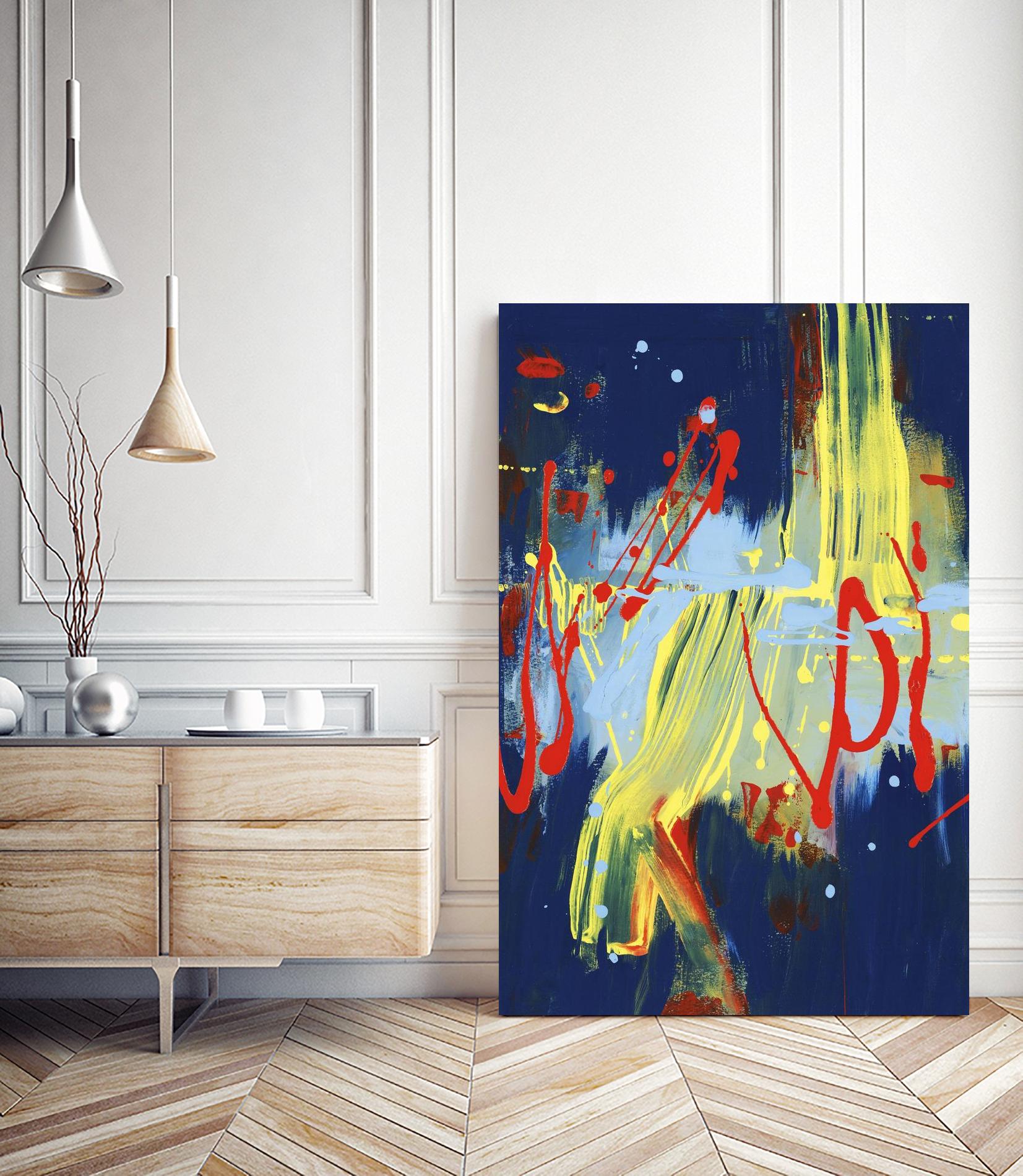 Respite I by Bianka Guna on GIANT ART - red abstract