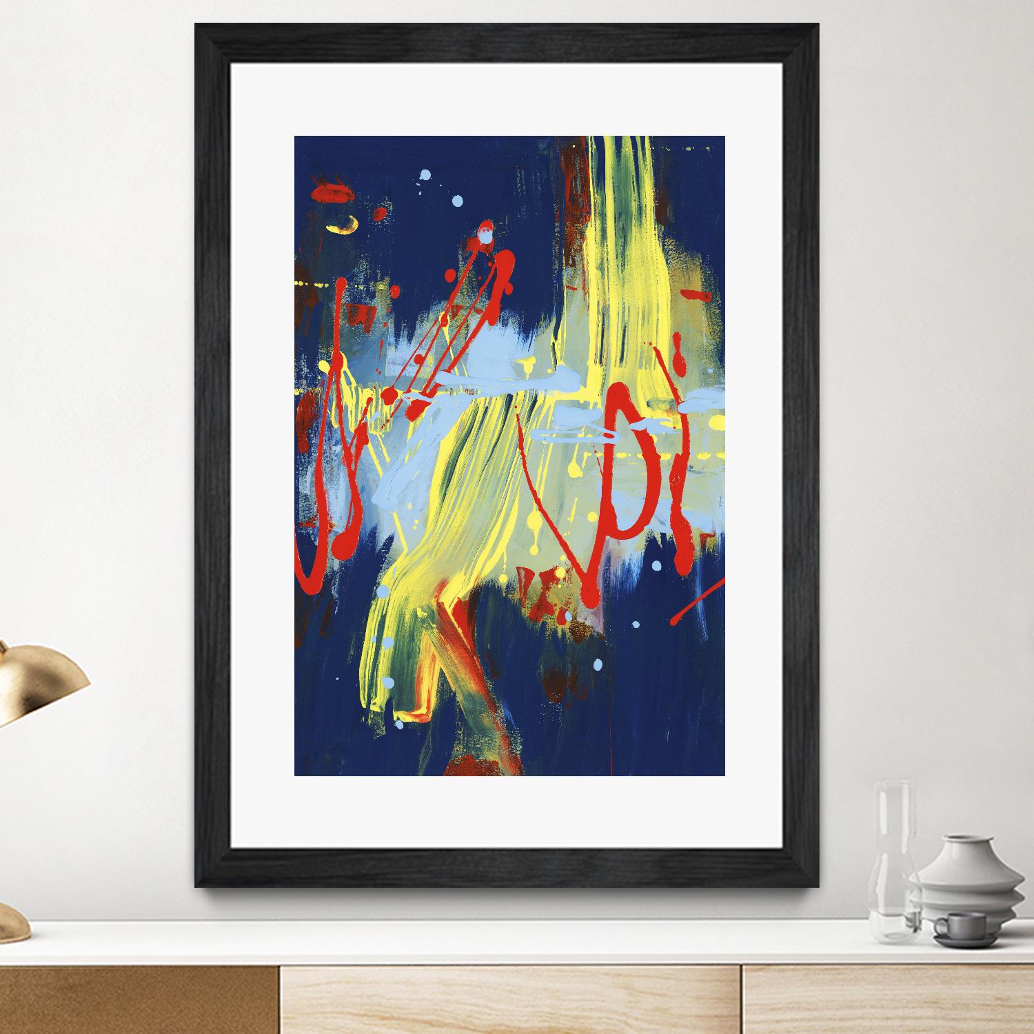 Respite I by Bianka Guna on GIANT ART - red abstract