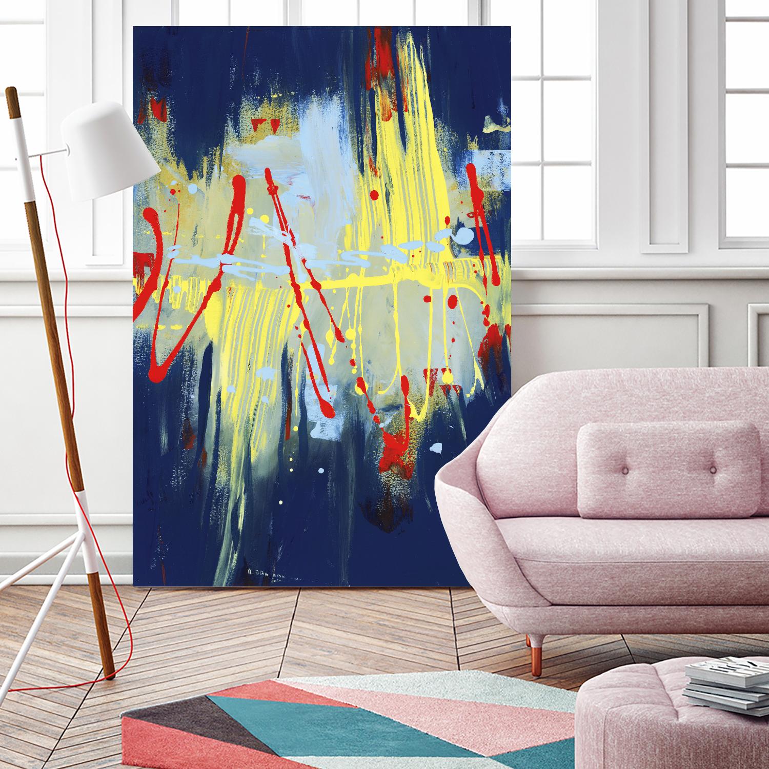 Respite II by Bianka Guna on GIANT ART - red abstract