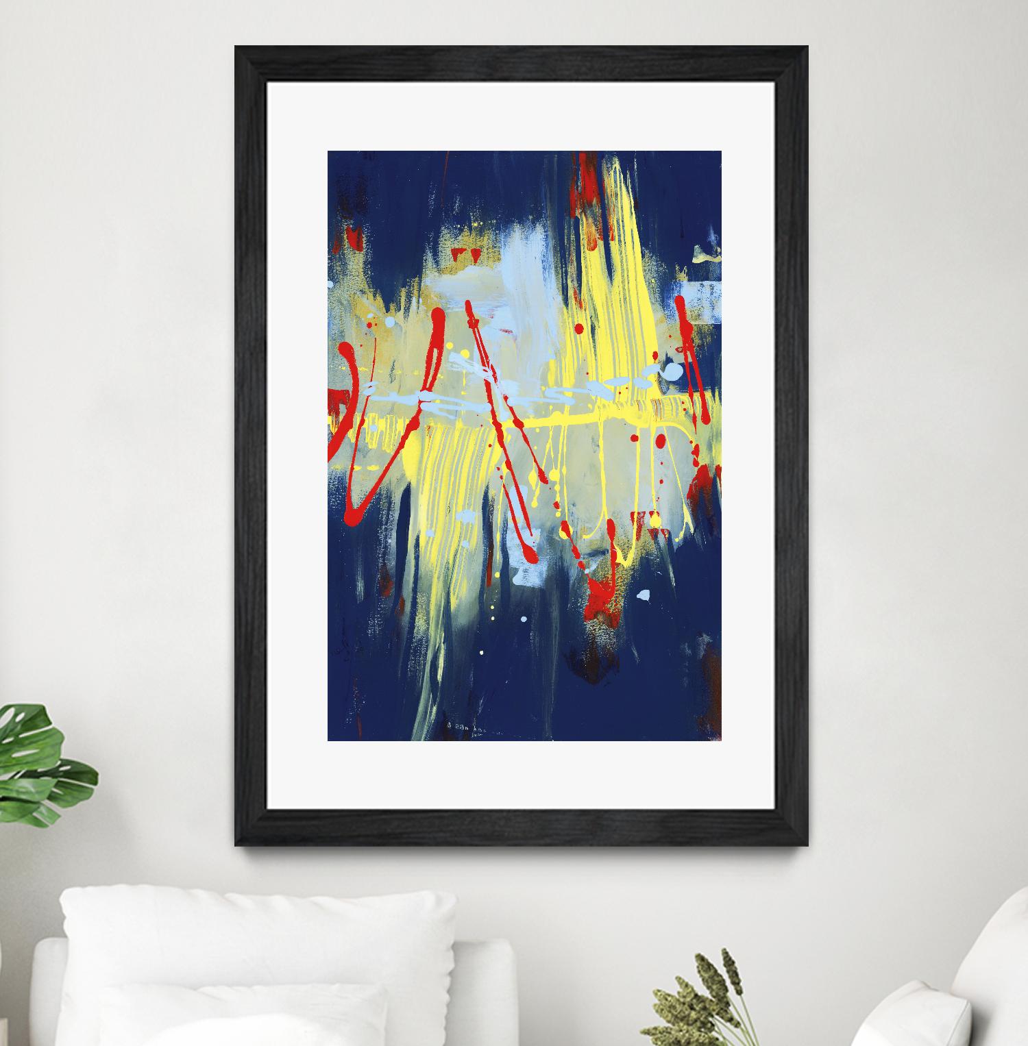 Respite II by Bianka Guna on GIANT ART - red abstract