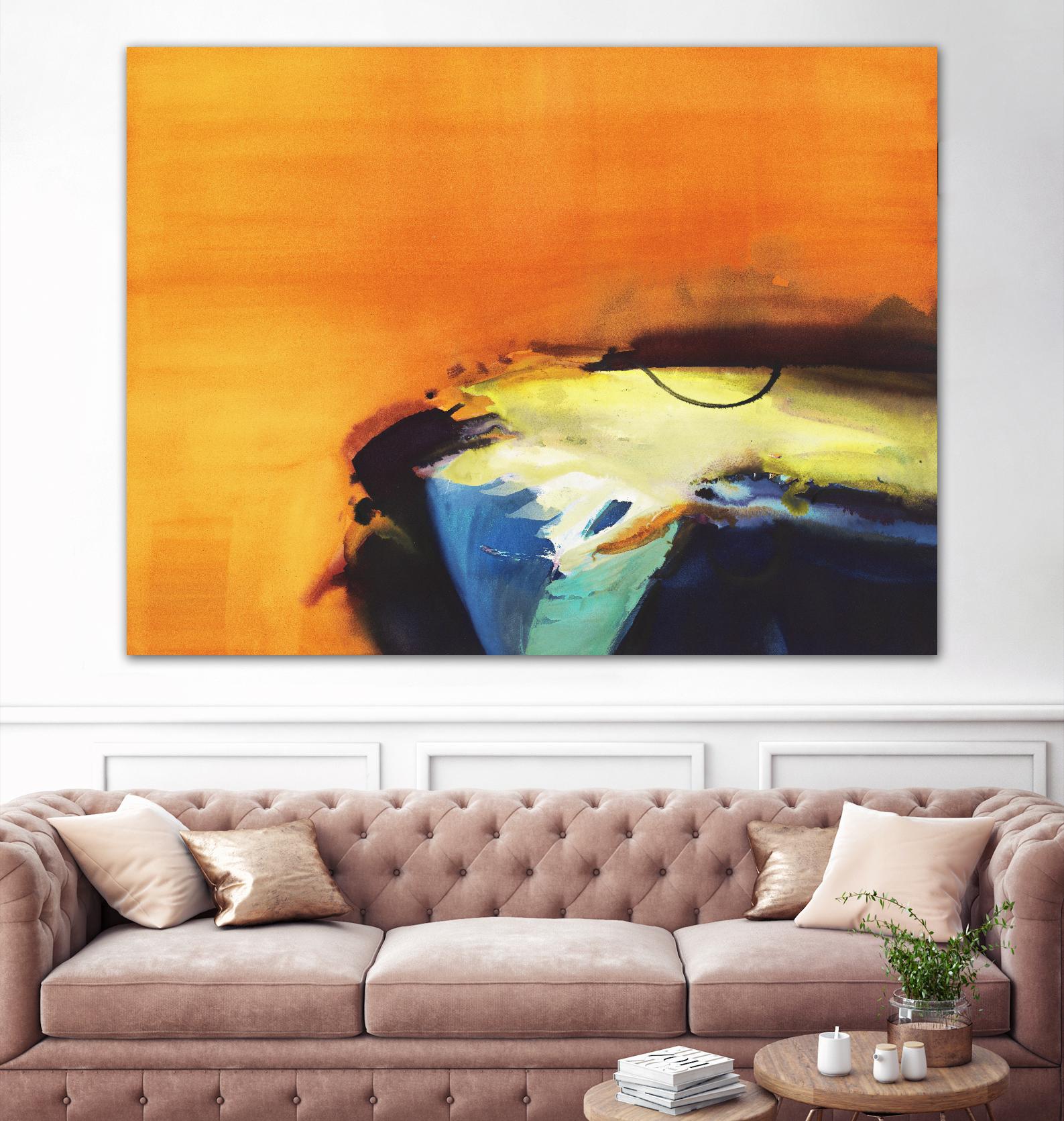 Light Intensity by Bianka Guna on GIANT ART - blue abstract