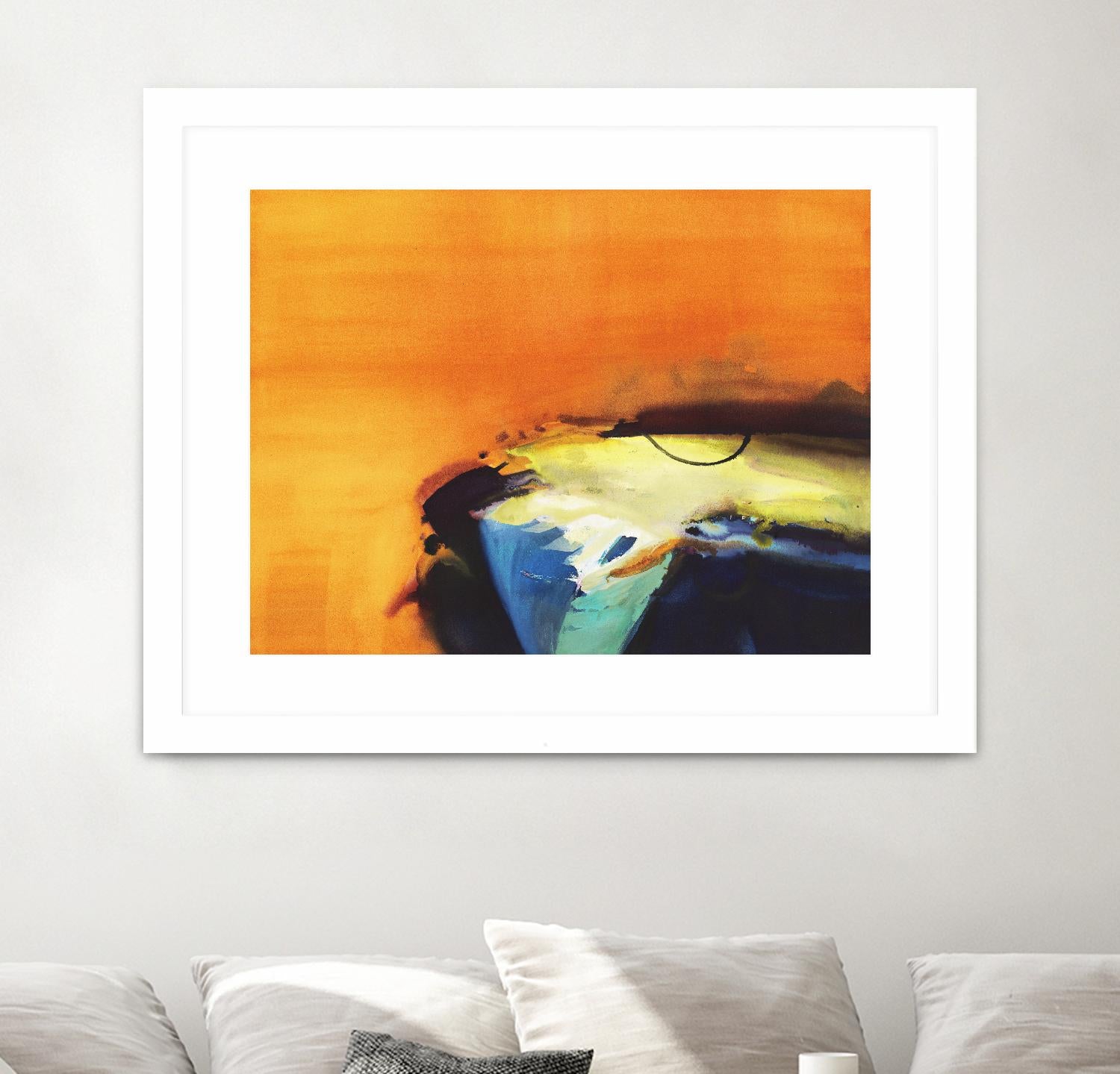 Light Intensity by Bianka Guna on GIANT ART - blue abstract