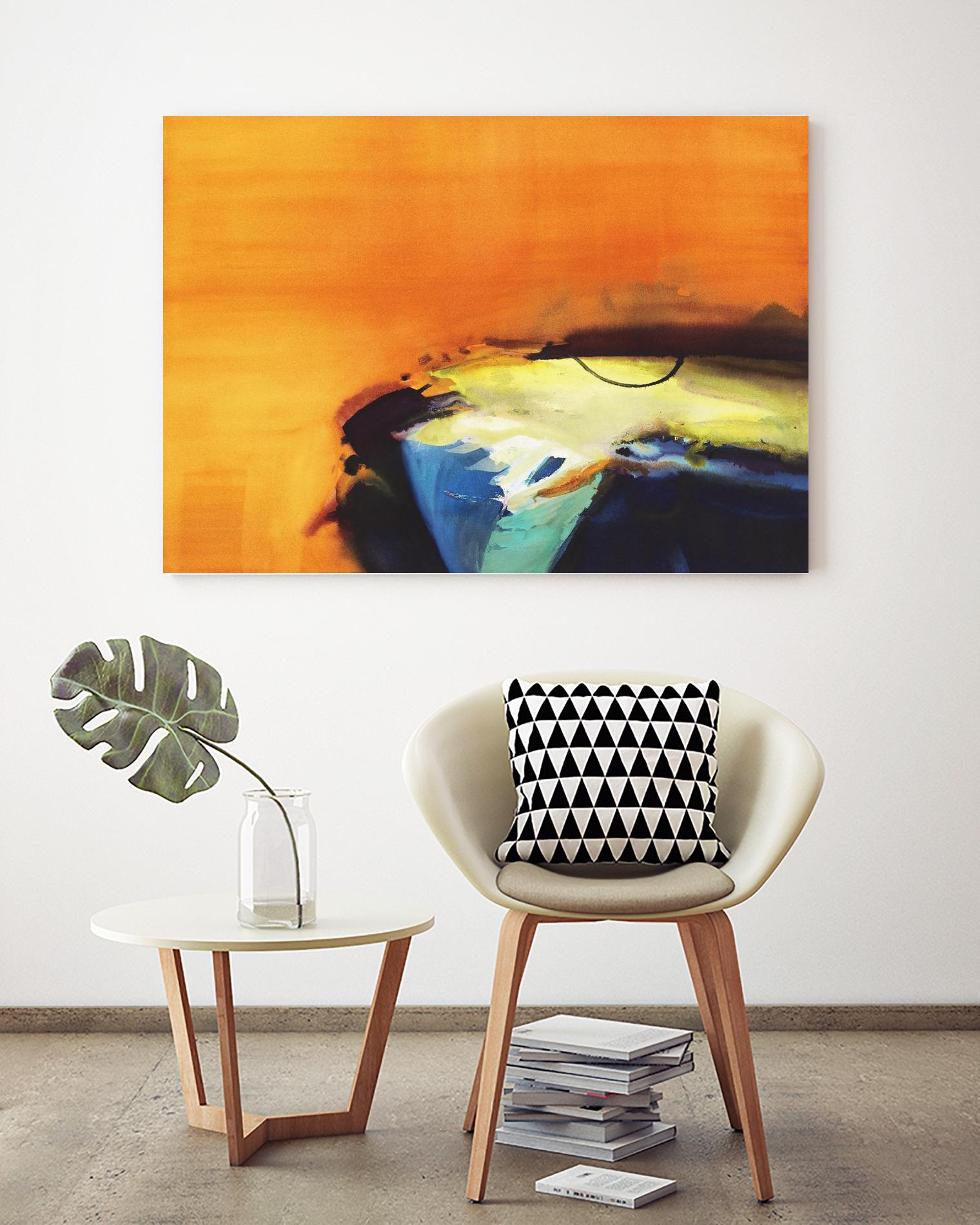 Light Intensity by Bianka Guna on GIANT ART - blue abstract