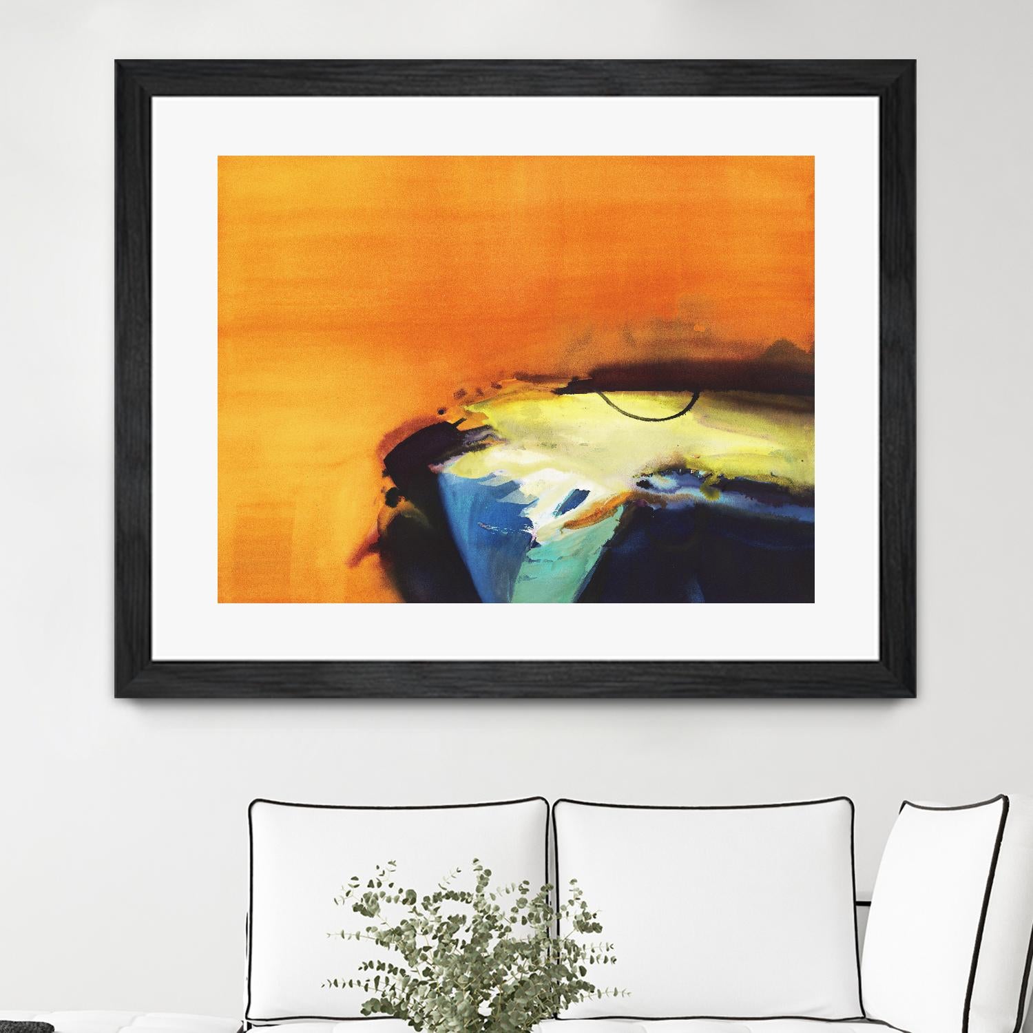 Light Intensity by Bianka Guna on GIANT ART - blue abstract