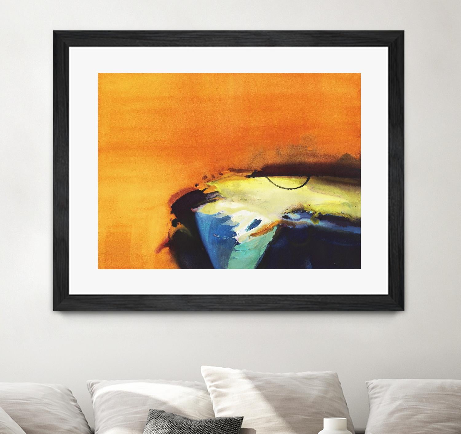 Light Intensity by Bianka Guna on GIANT ART - blue abstract