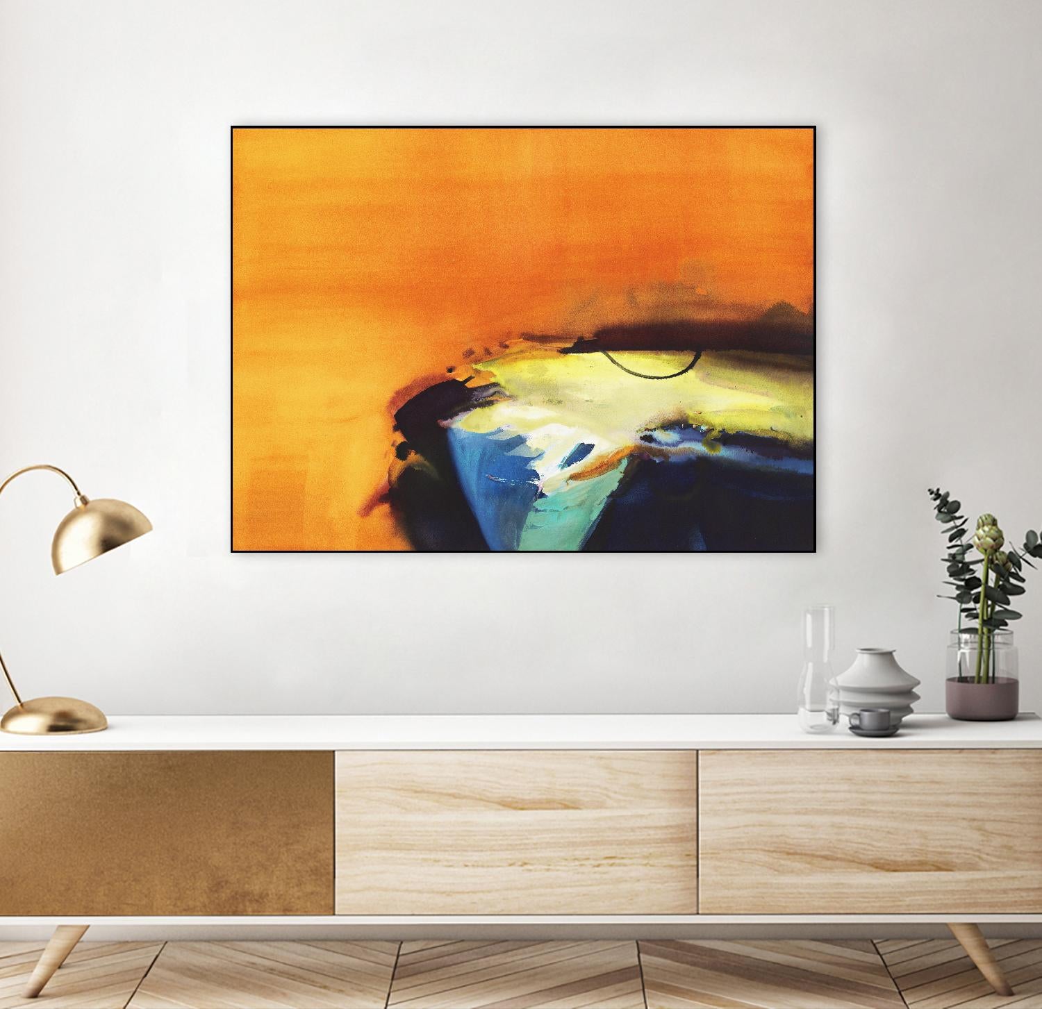 Light Intensity by Bianka Guna on GIANT ART - blue abstract