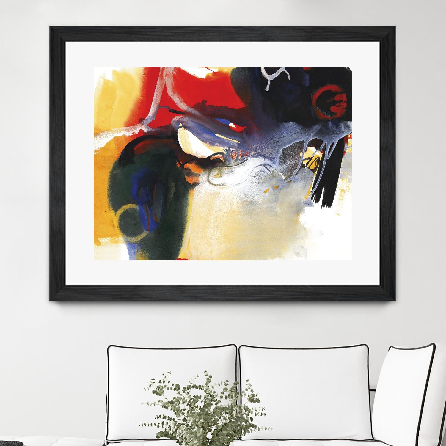 Drama I by Bianka Guna on GIANT ART - red abstract