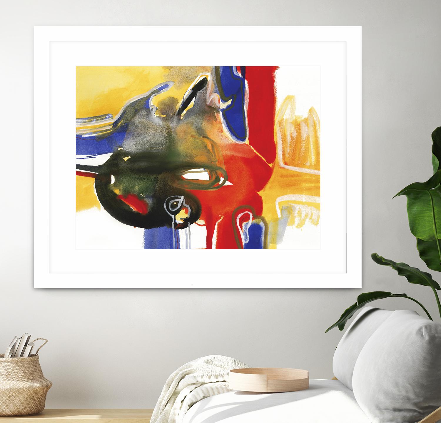 Drama III by Bianka Guna on GIANT ART - yellow abstract